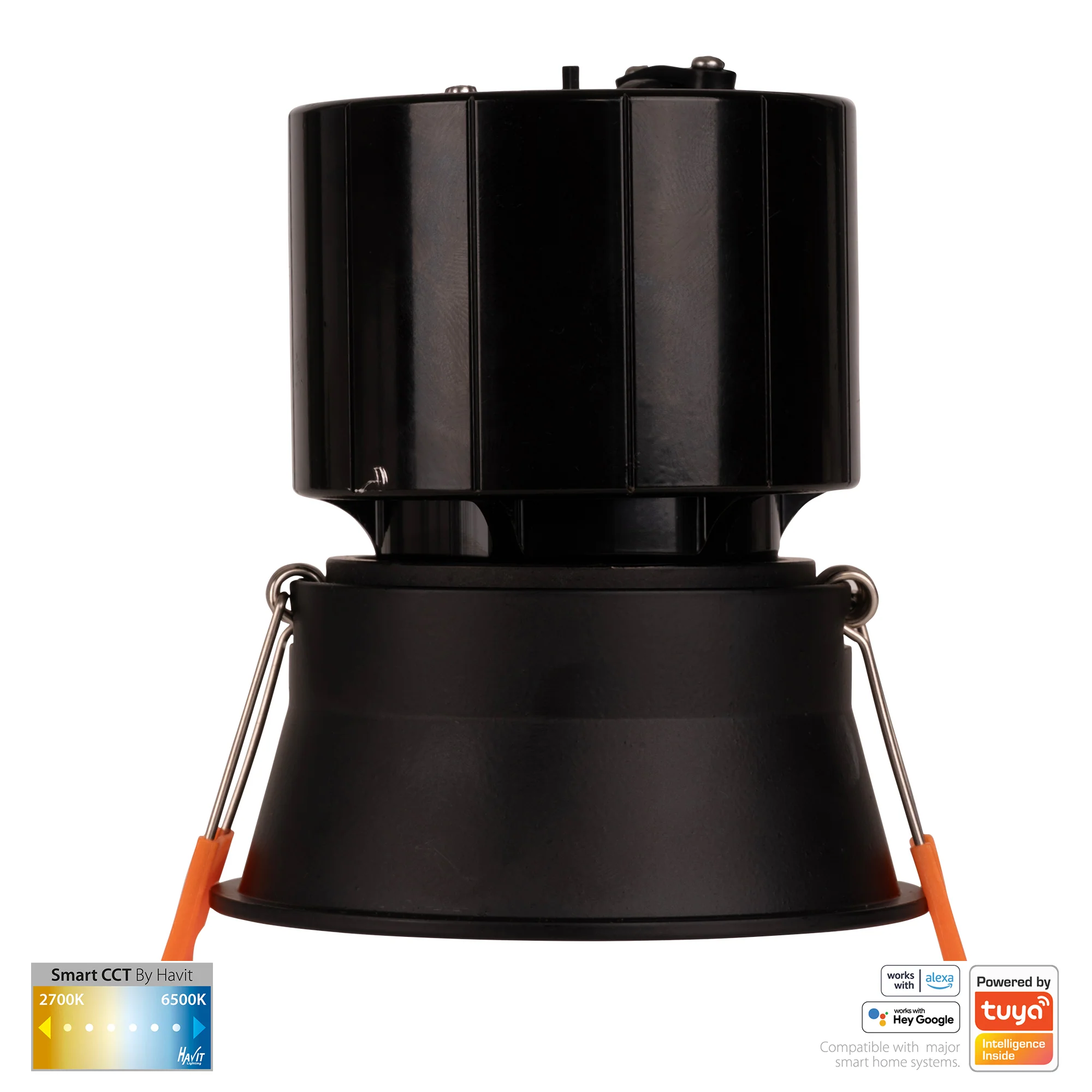 HV5513CCT-BLK - Prime Black Fixed Deep CCT WIFI LED Downlight - Image 3