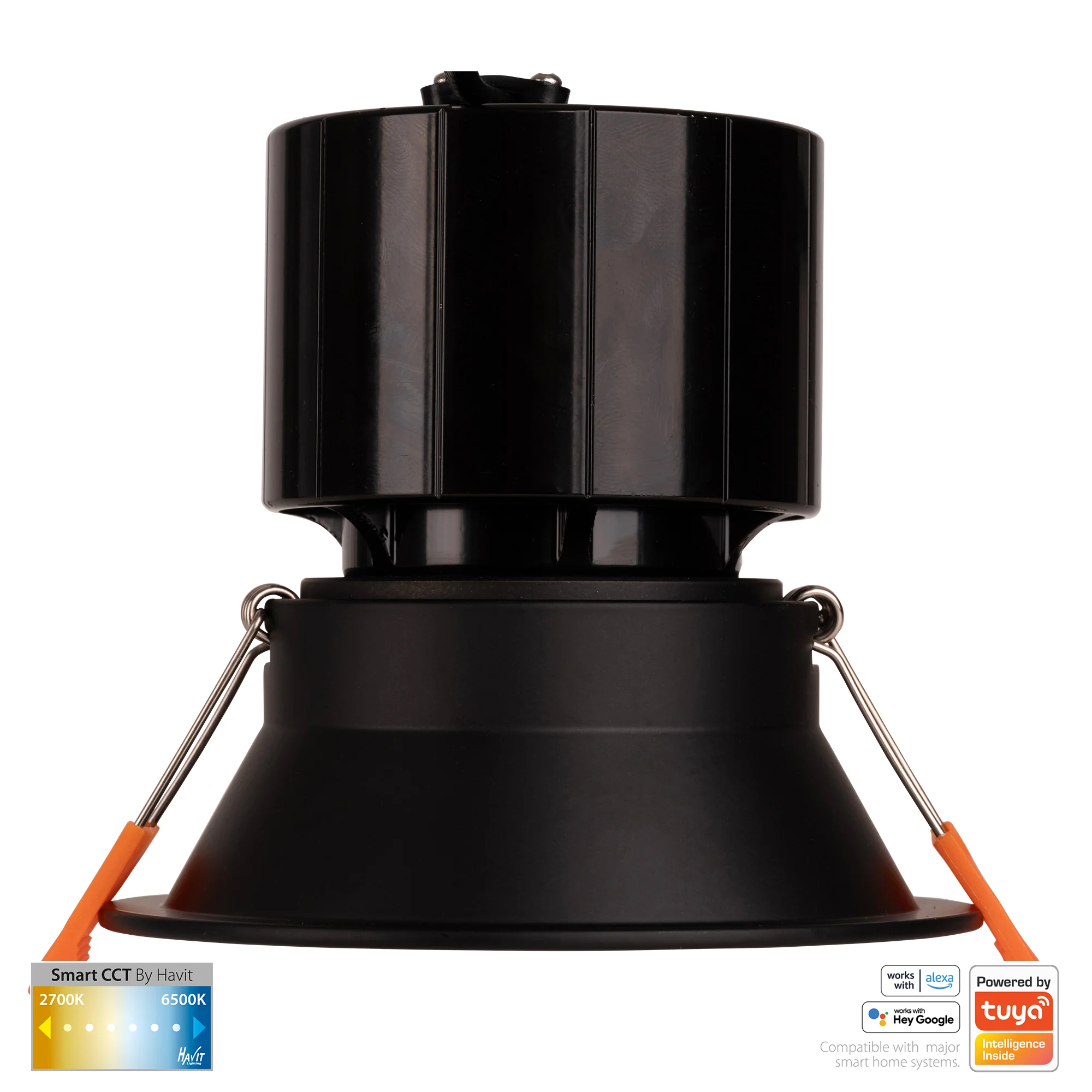 HV5514CCT-BLK - Prime Black Fixed Deep CCT WIFI LED Downlight - Image 3
