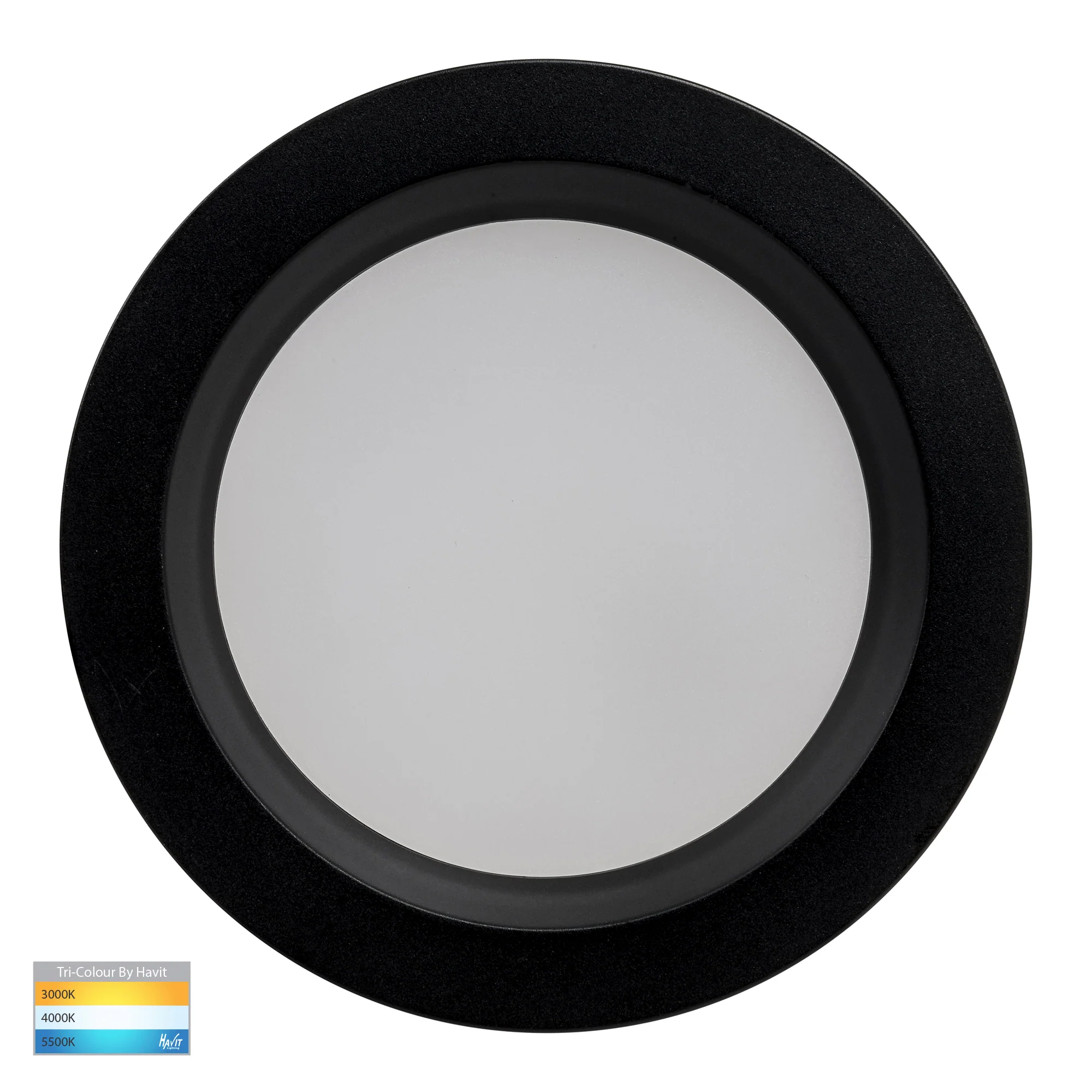 HV5522T-BLK | HV5522T-BLK-24V - Polly Polycarbonate Black Fixed LED Downlight - Image 3