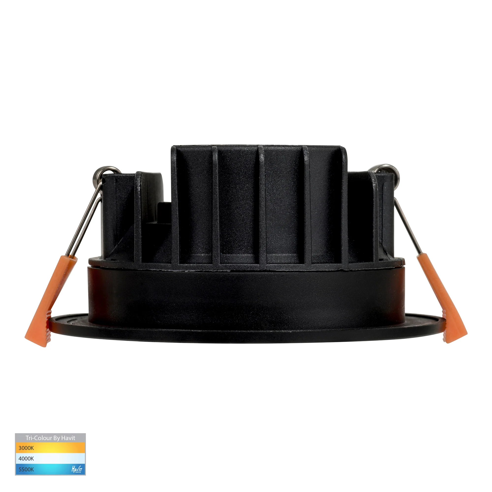 HV5522T-BLK | HV5522T-BLK-24V - Polly Polycarbonate Black Fixed LED Downlight - Image 4
