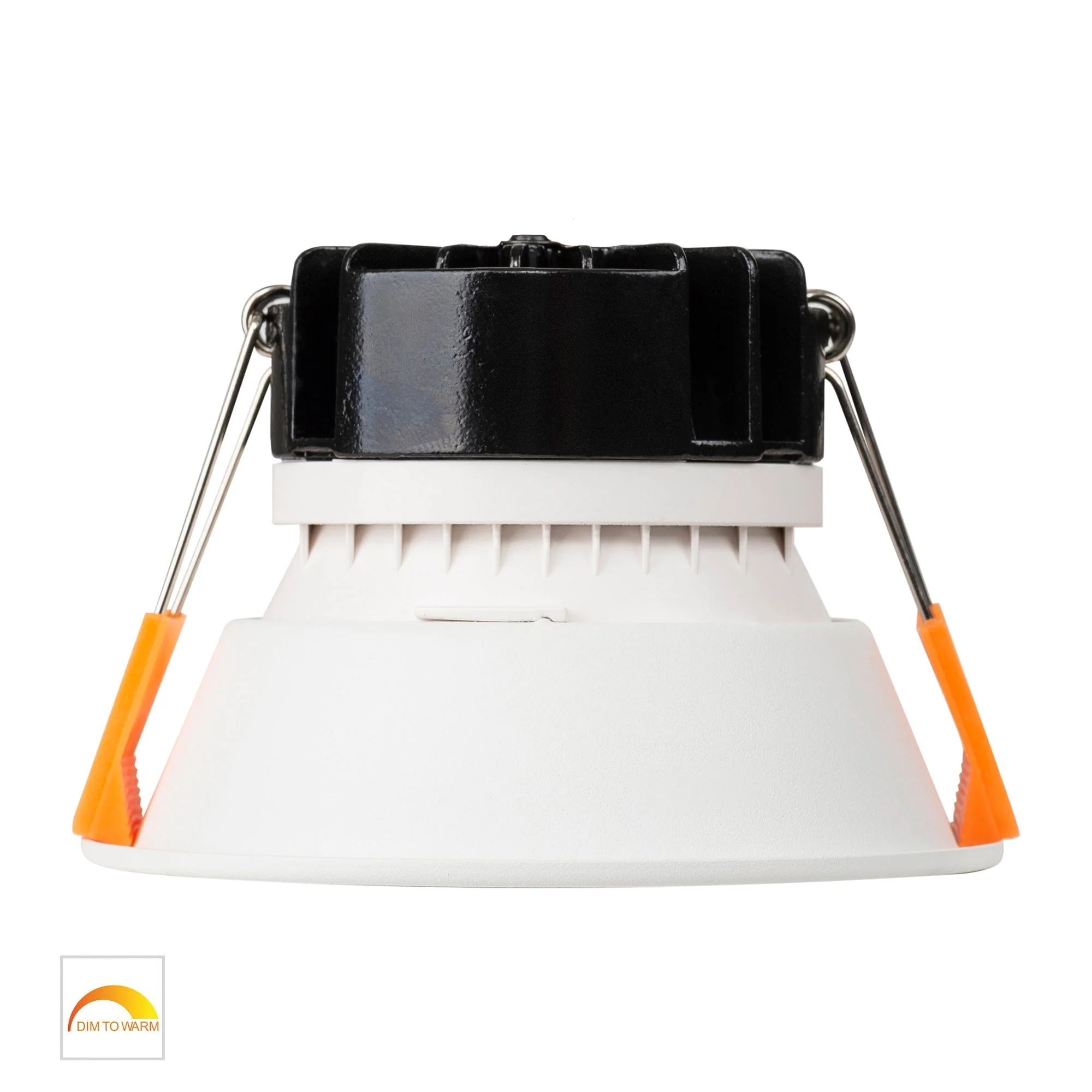HV5528D2W-WG - Gleam White with Gold Insert Fixed Dim to Warm LED Downlight - Image 5