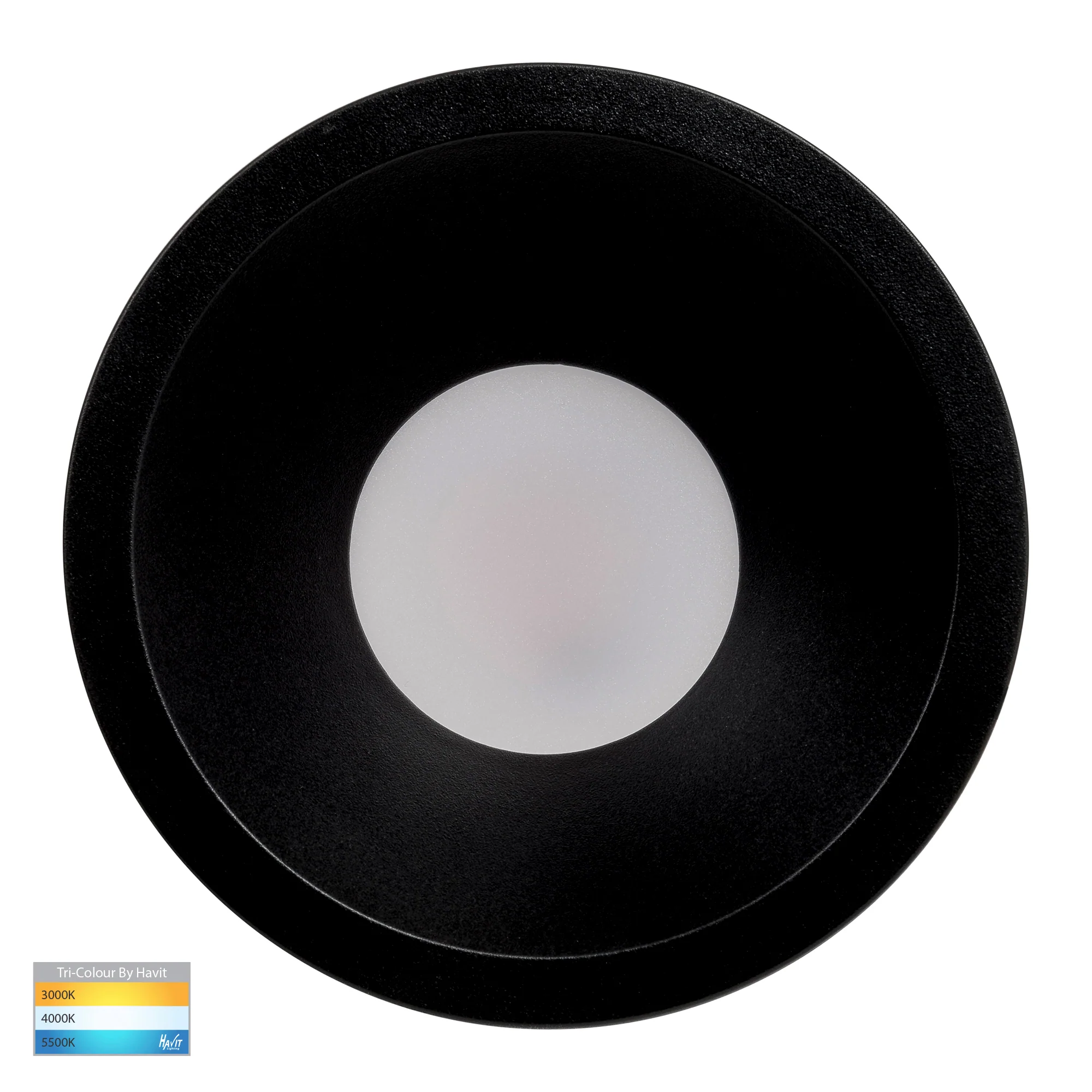 HV5528T-BLK - Gleam Black Fixed LED Downlight - Image 3