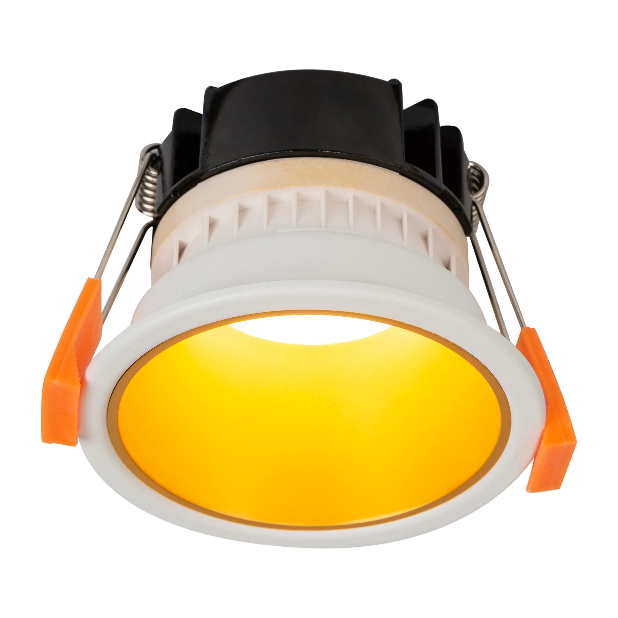 HV5529D2W-WG - Gleam White with Gold Insert Fixed Dim to Warm LED Downlight - Image 3