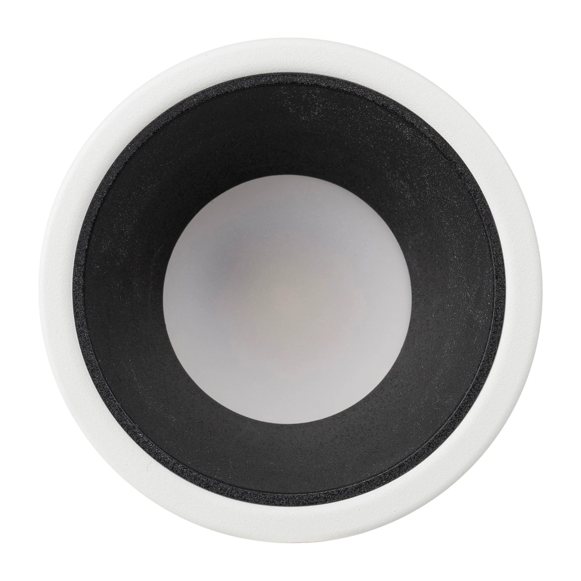 HV5529T-WB - Gleam White with Black Insert Tri Colour Fixed Deep LED Downlight - Image 4
