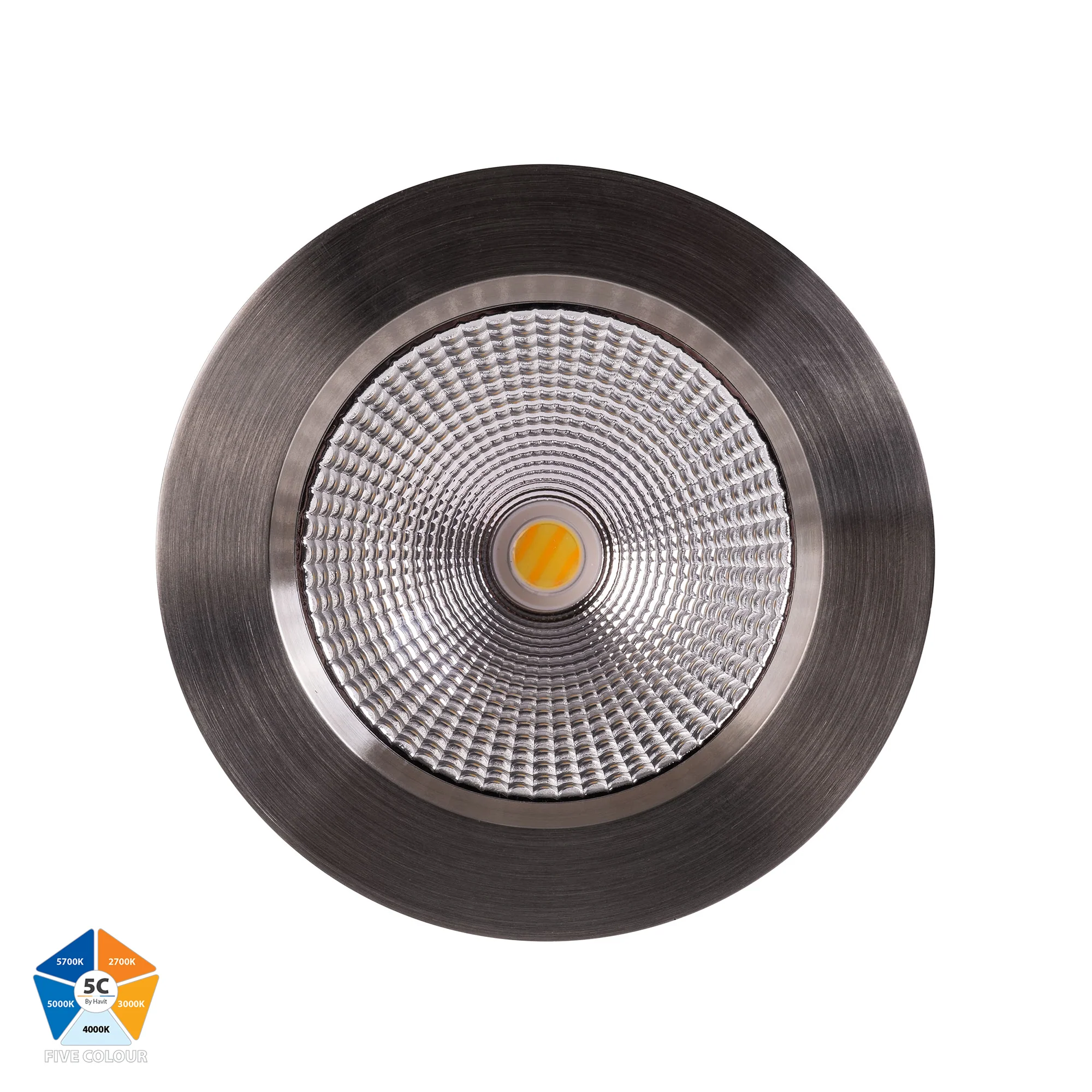 HV5530S-SS316 - Ora 316 Stainless Steel Fixed 5 Colour LED Downlight - Image 3