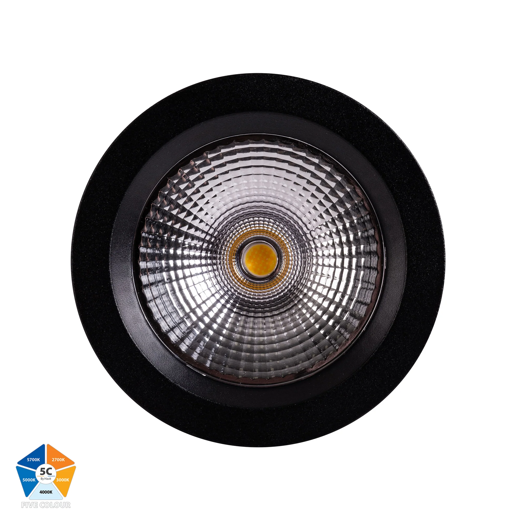 HV5530T-BLK - Ora Black 5 Colour Fixed LED Downlight - Image 3