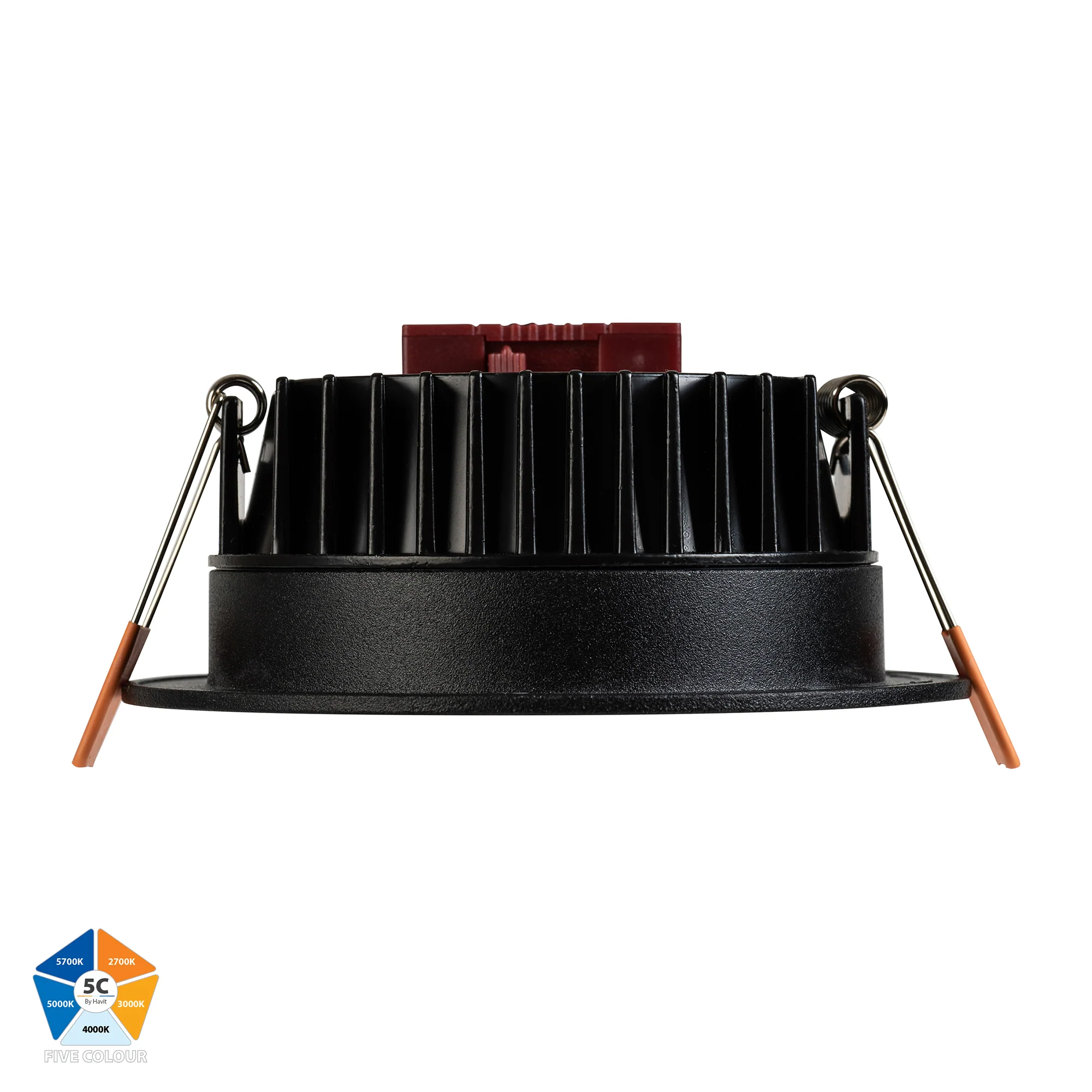 HV5530T-BLK - Ora Black 5 Colour Fixed LED Downlight - Image 4