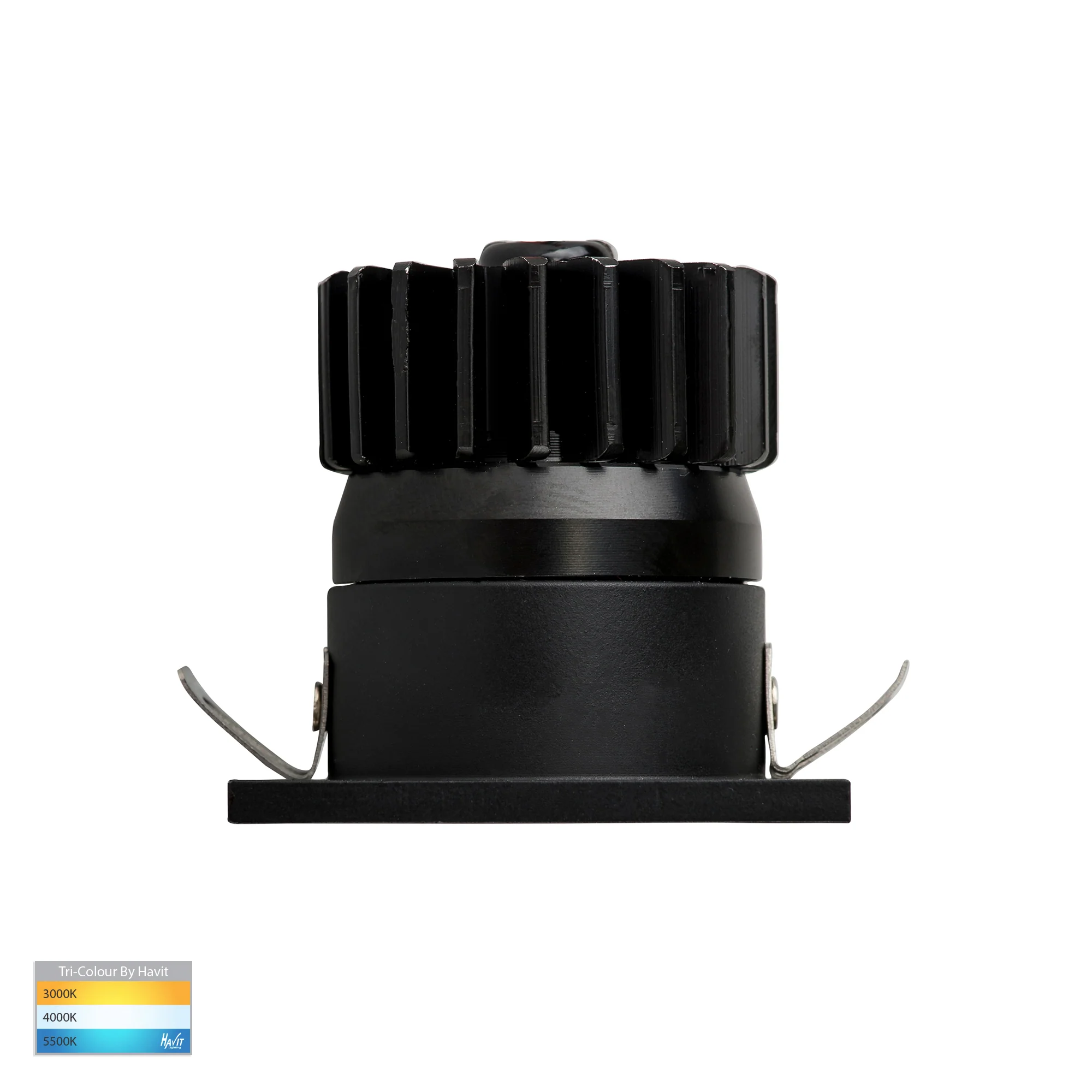 HV5701T-BLK - Niche Black Square Mini Recessed Downlight - Image 4