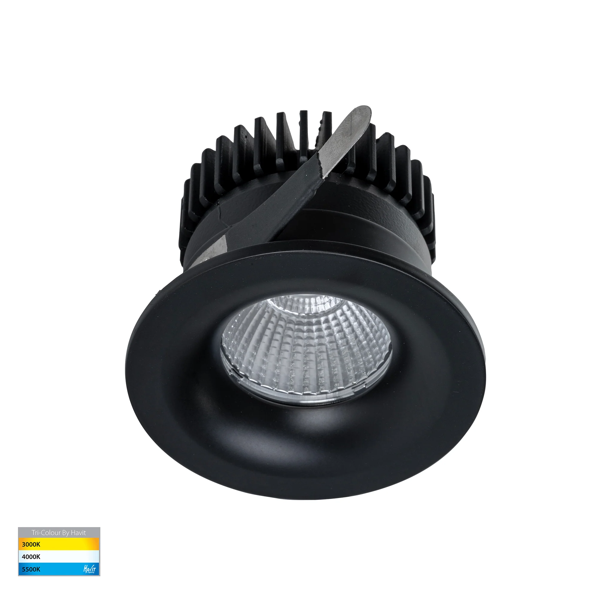 HV5703T-BLK - Niche Black Round Recessed Downlight