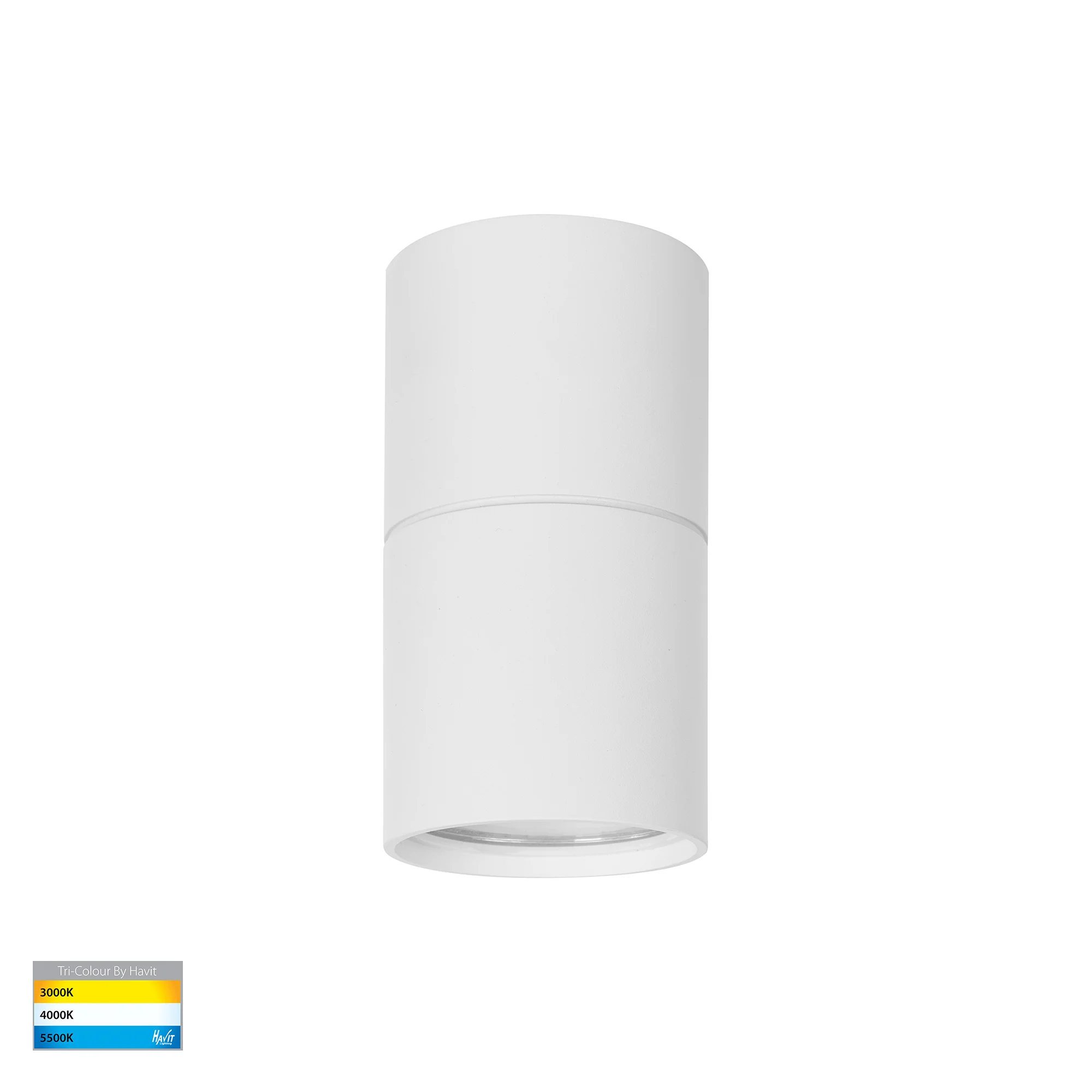 HV5802T-WHT-EXT | HV5802T-WHT-EXT-12V - Nella White 7w Surface Mounted LED Downlight with Extension