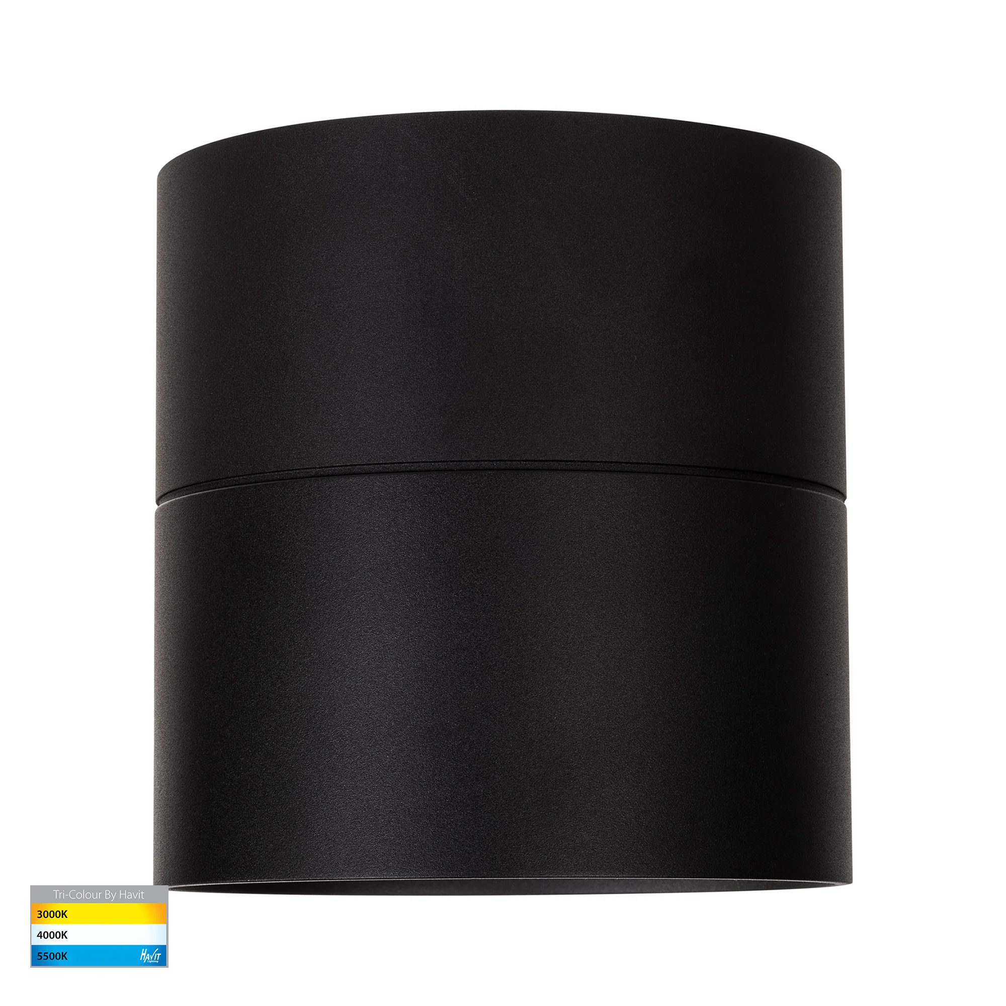 HV5805T-BLK-EXT | HV5805T-BLK-EXT-12V - Nella Black 18w Surface Mounted LED Downlight with Extension - Image 3