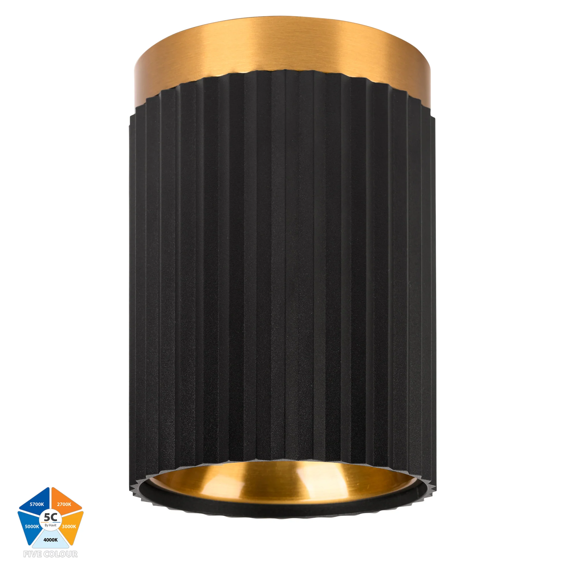 HV58101-GR - Gold Ring to Suit HV5803 | HV5815 | HV5843 Surface Mount Downlights - Image 12