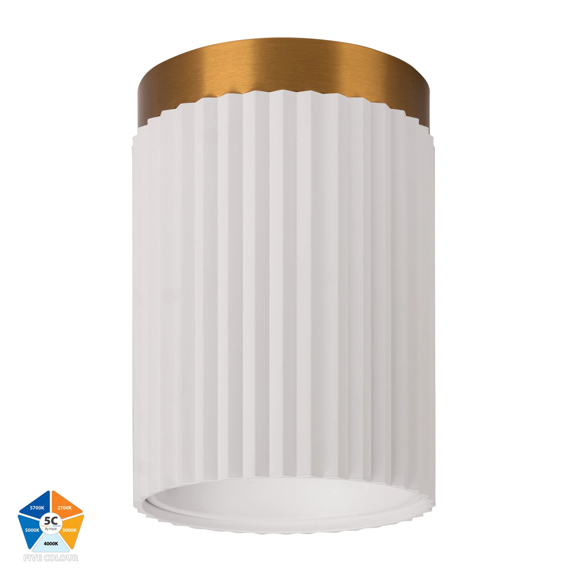 HV58101-GR - Gold Ring to Suit HV5803 | HV5815 | HV5843 Surface Mount Downlights - Image 13
