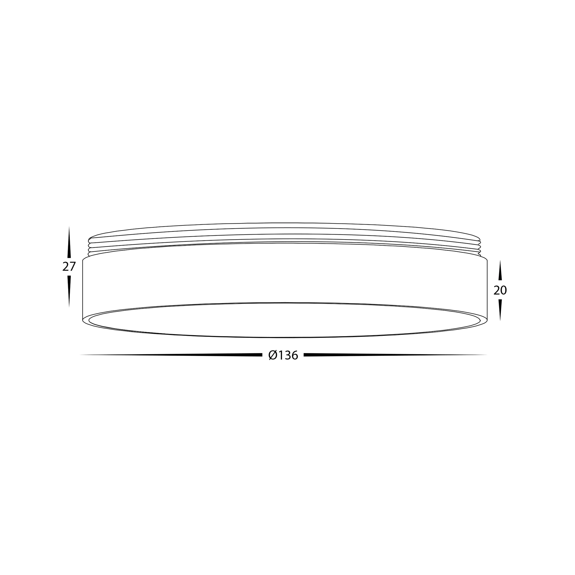 HV58104-GR - Gold Ring to Suit HV5844 Surface Mount Downlights - Image 2