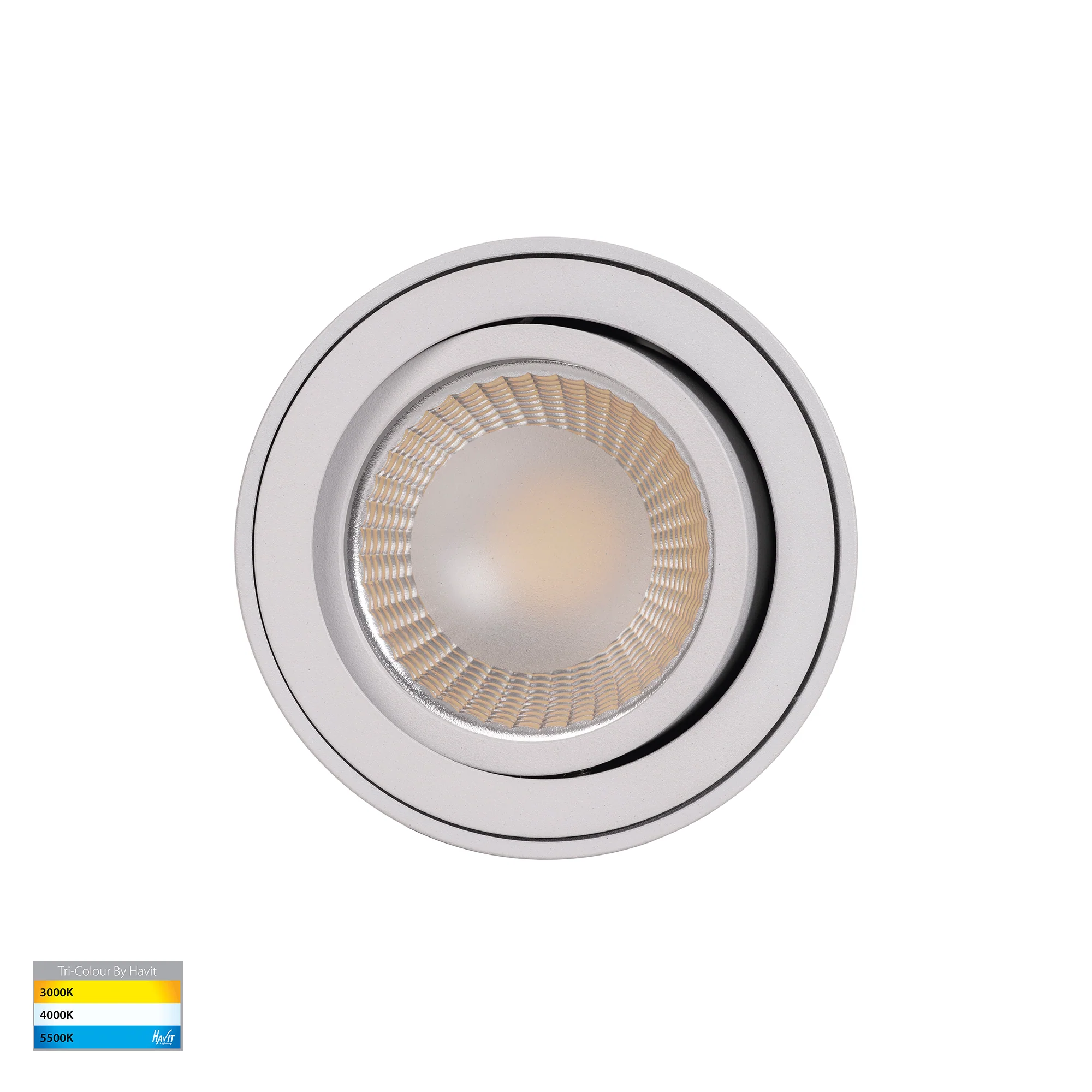 HV5812T-WHT |  HV5812T-WHT-12V - Nella 7w LED White Adjustable Surface Mounted Downlight - Image 4