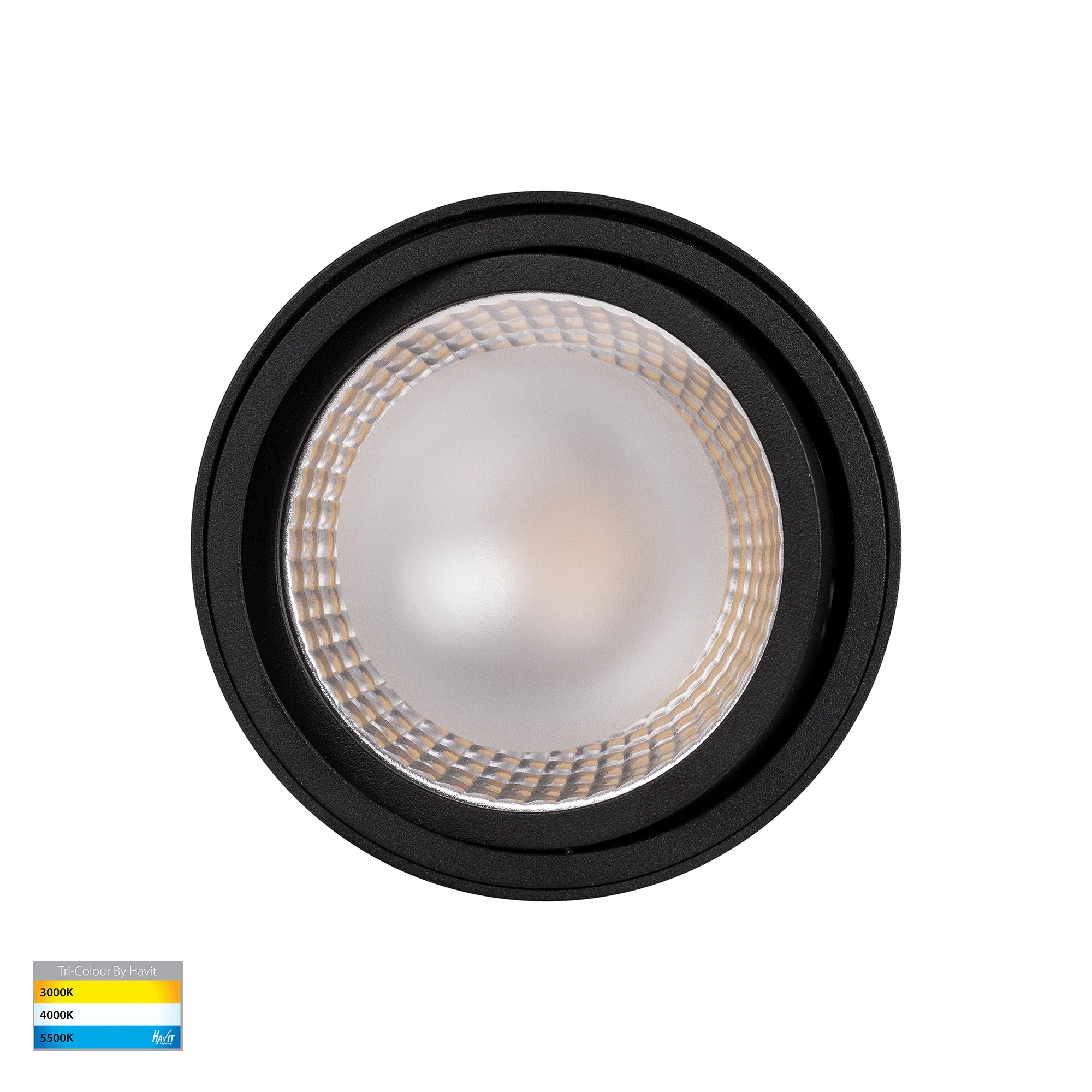 HV5813T-BLK | HV5813T-BLK-12V - Nella 12w LED Black Adjustable Surface Mounted Downlight - Image 4