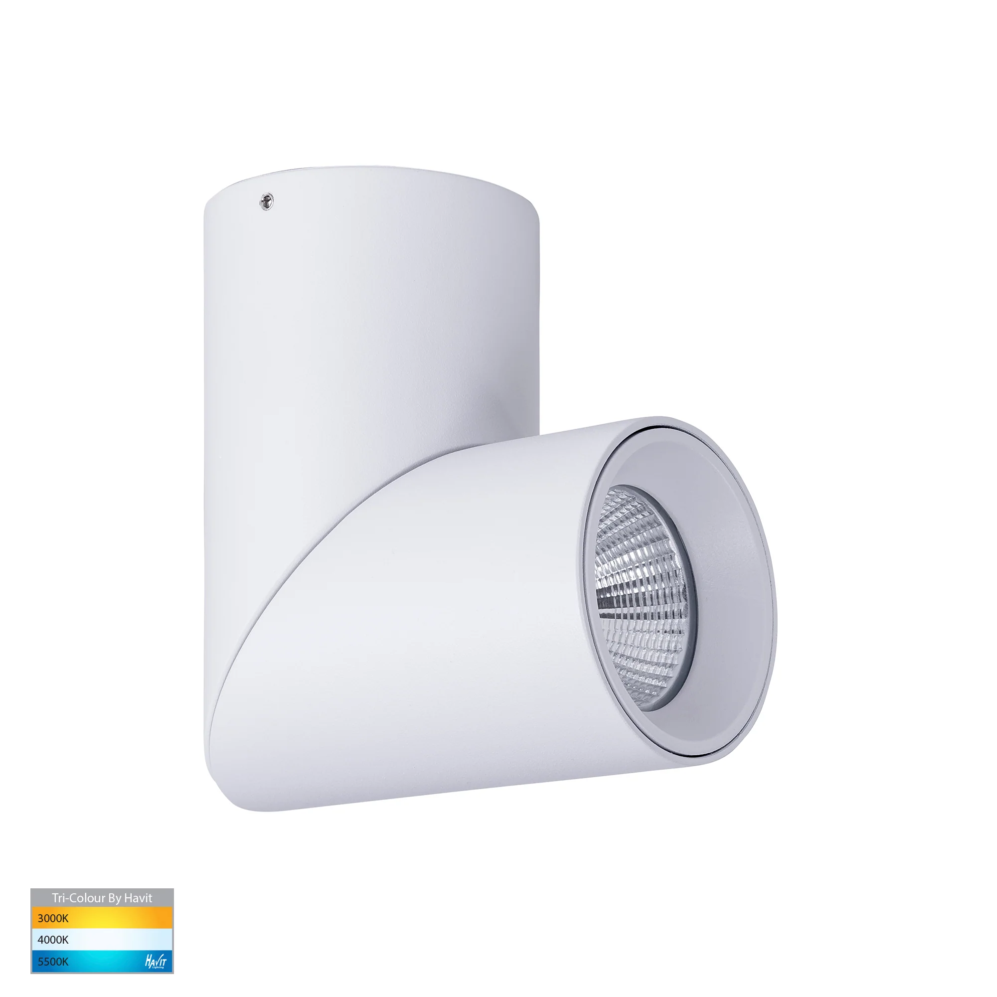 HV5823T-WHT | HV5823T-WHT-12V - Nella White 12w Surface Mounted Rotatable LED Downlight - Image 3
