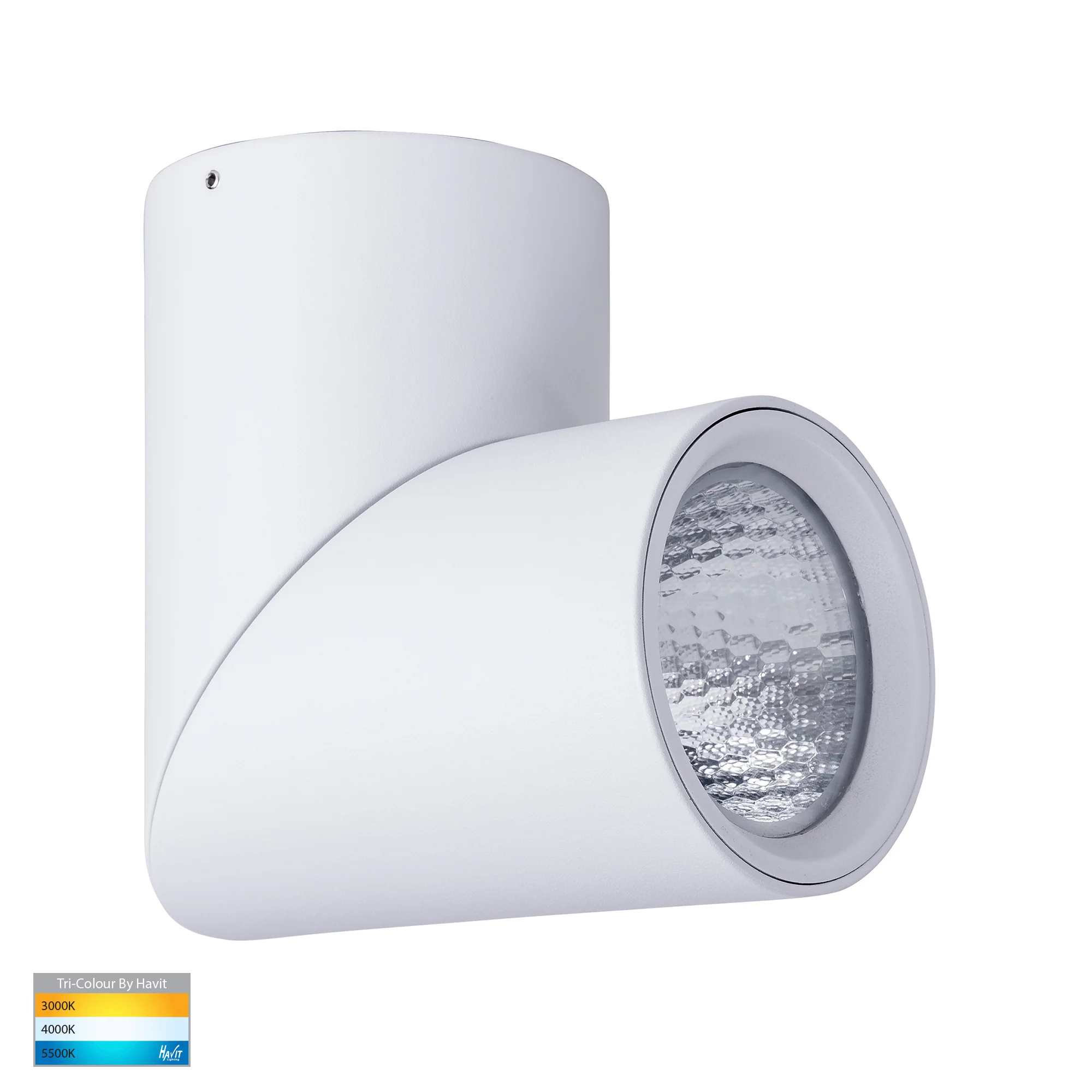 HV5824T-WHT | HV5824T-WHT-12V - Nella White 18w Surface Mounted Rotatable LED Downlight - Image 3