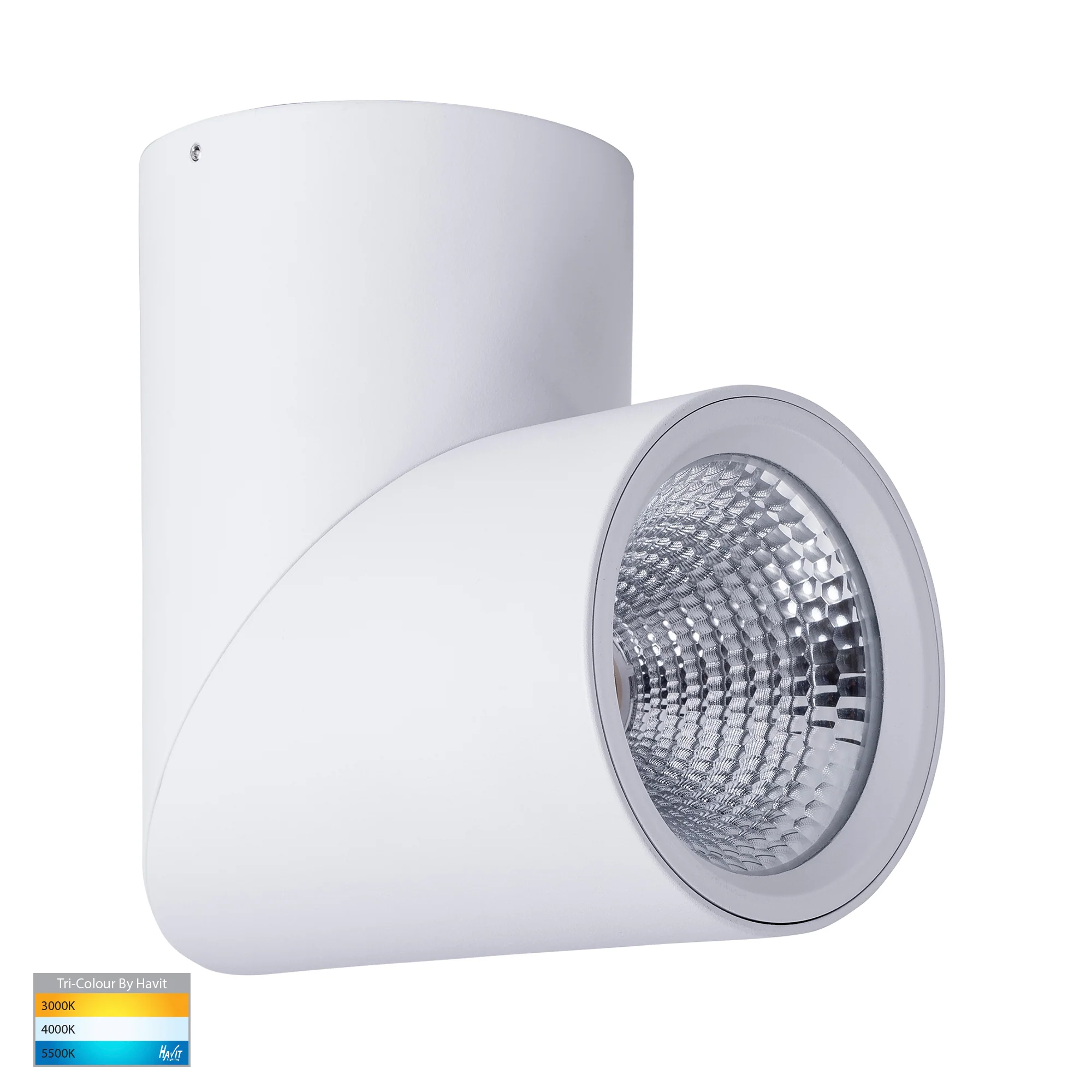 HV5825T-WHT | HV5825T-WHT-12V - Nella White 24w Surface Mounted Rotatable LED Downlight - Image 3