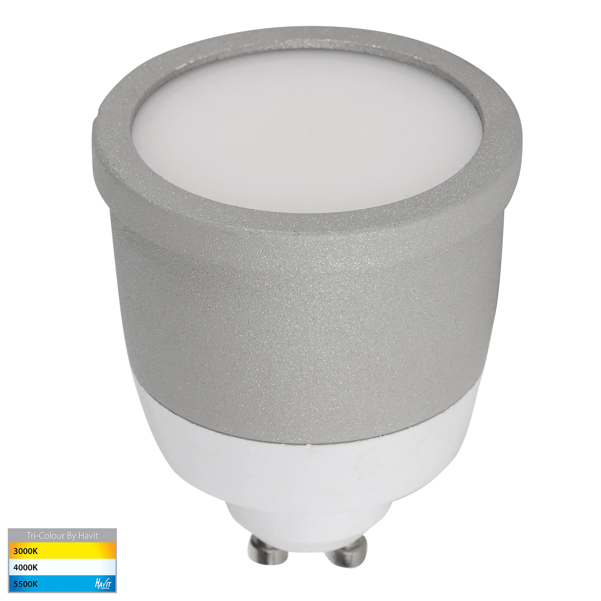 HV5831T-BLK - Lexan Black 9in1 Surface Mounted GU10 LED Downlight - Image 6
