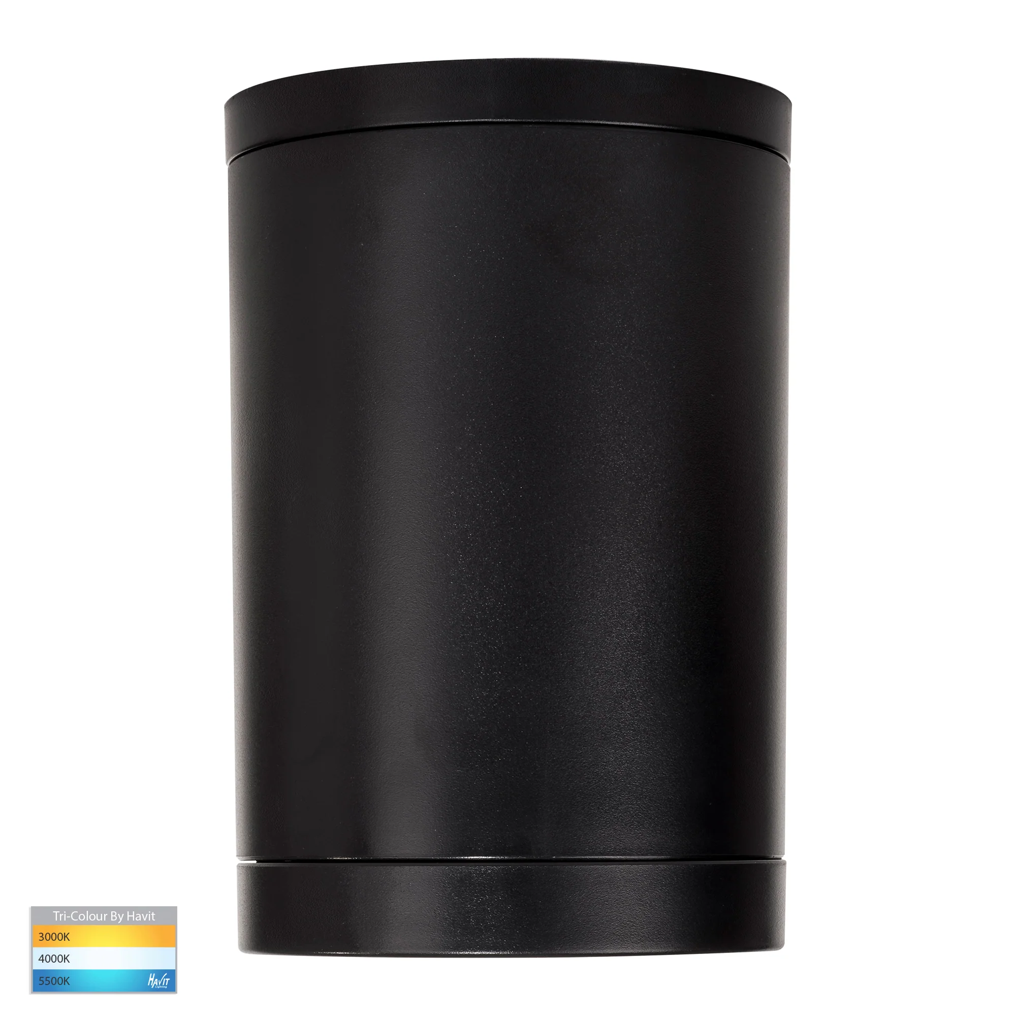 HV5832T-BLK - Lexan Black 9in1 Surface Mounted GU10 LED Downlight - Image 3