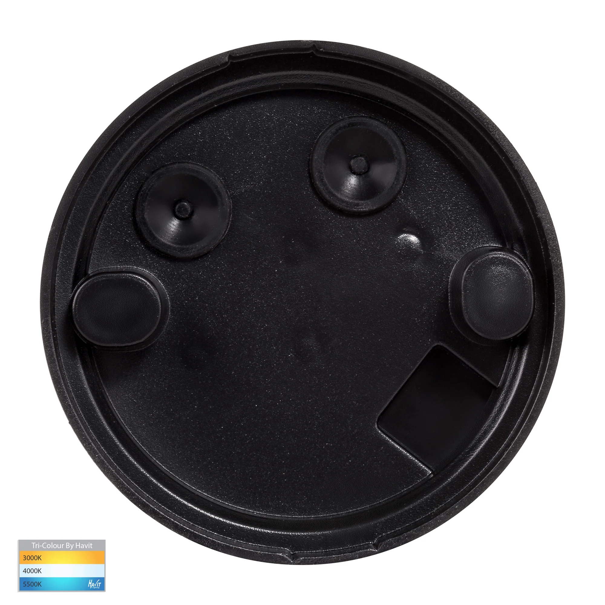 HV5832T-BLK - Lexan Black 9in1 Surface Mounted GU10 LED Downlight - Image 4