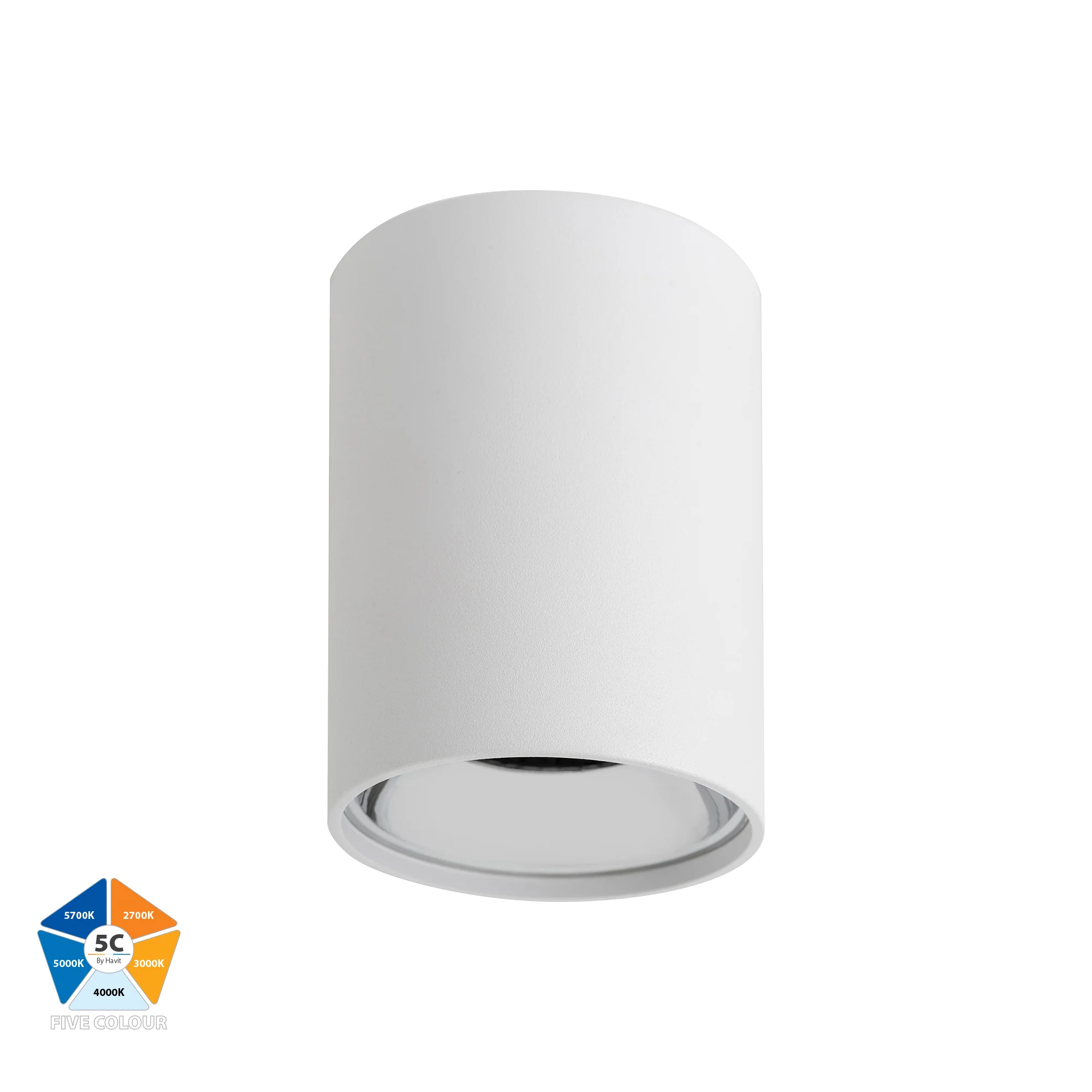 HV5841-CR - Chrome Inner Ring to Suit HV5841 7w Surface Mounted LED Downlight - Image 3
