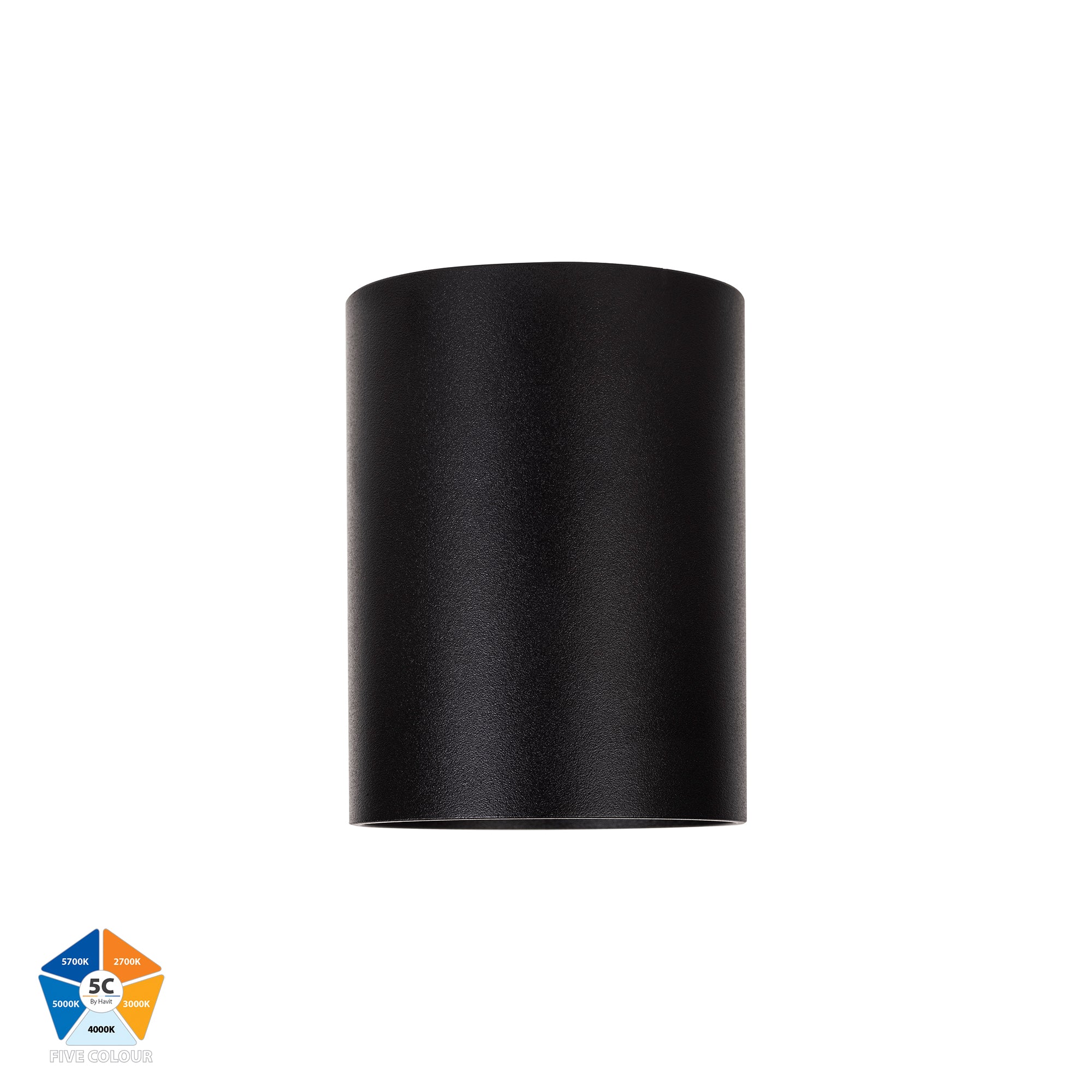 HV5841S-BLK | HV5841S-BLK-12V - Nella Black 7w Surface Mounted LED Downlight - Image 3
