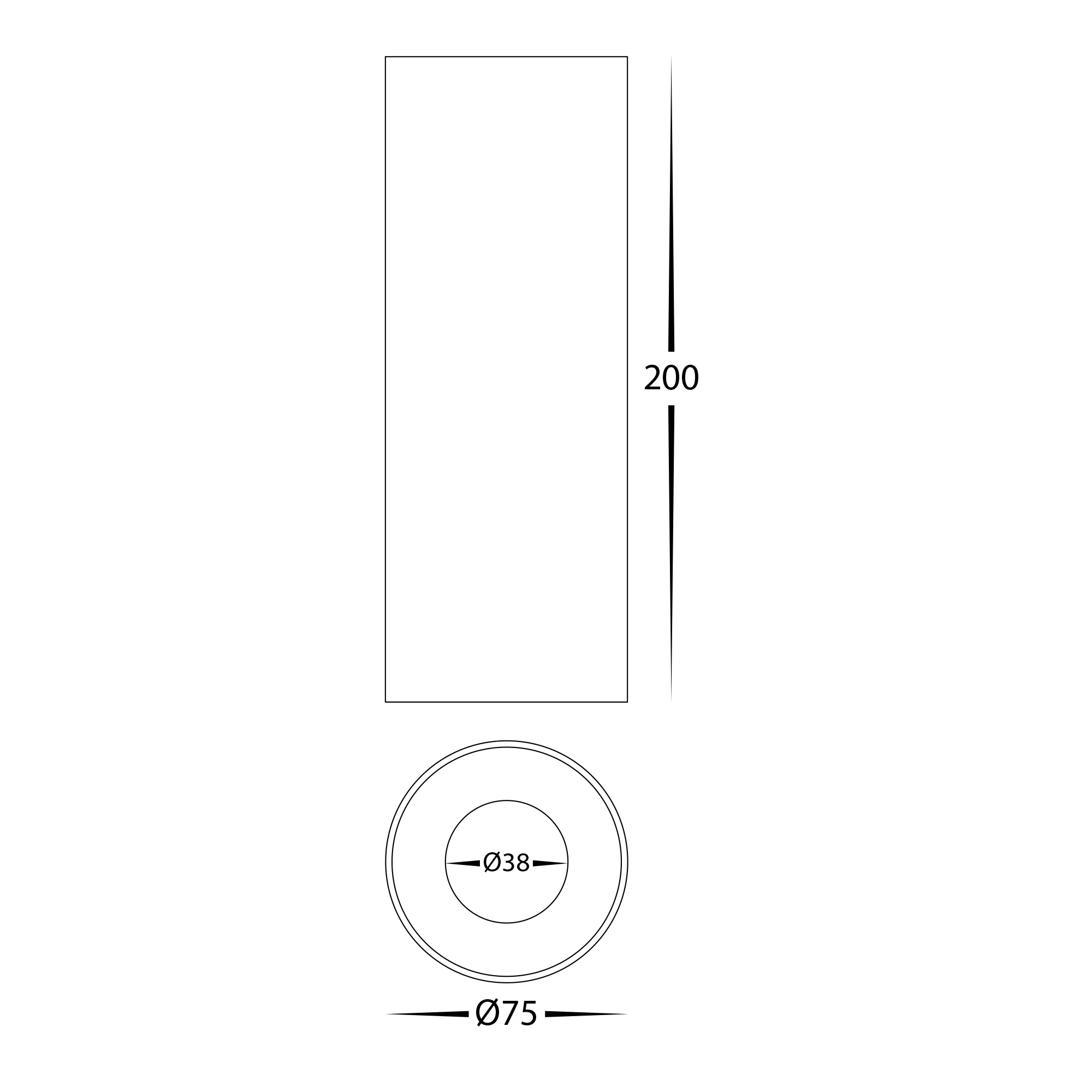 HV5841S-BR-EXT | HV5841S-BR-EXT-12V - Nella Brass 7w Surface Mounted LED Downlight - Image 2