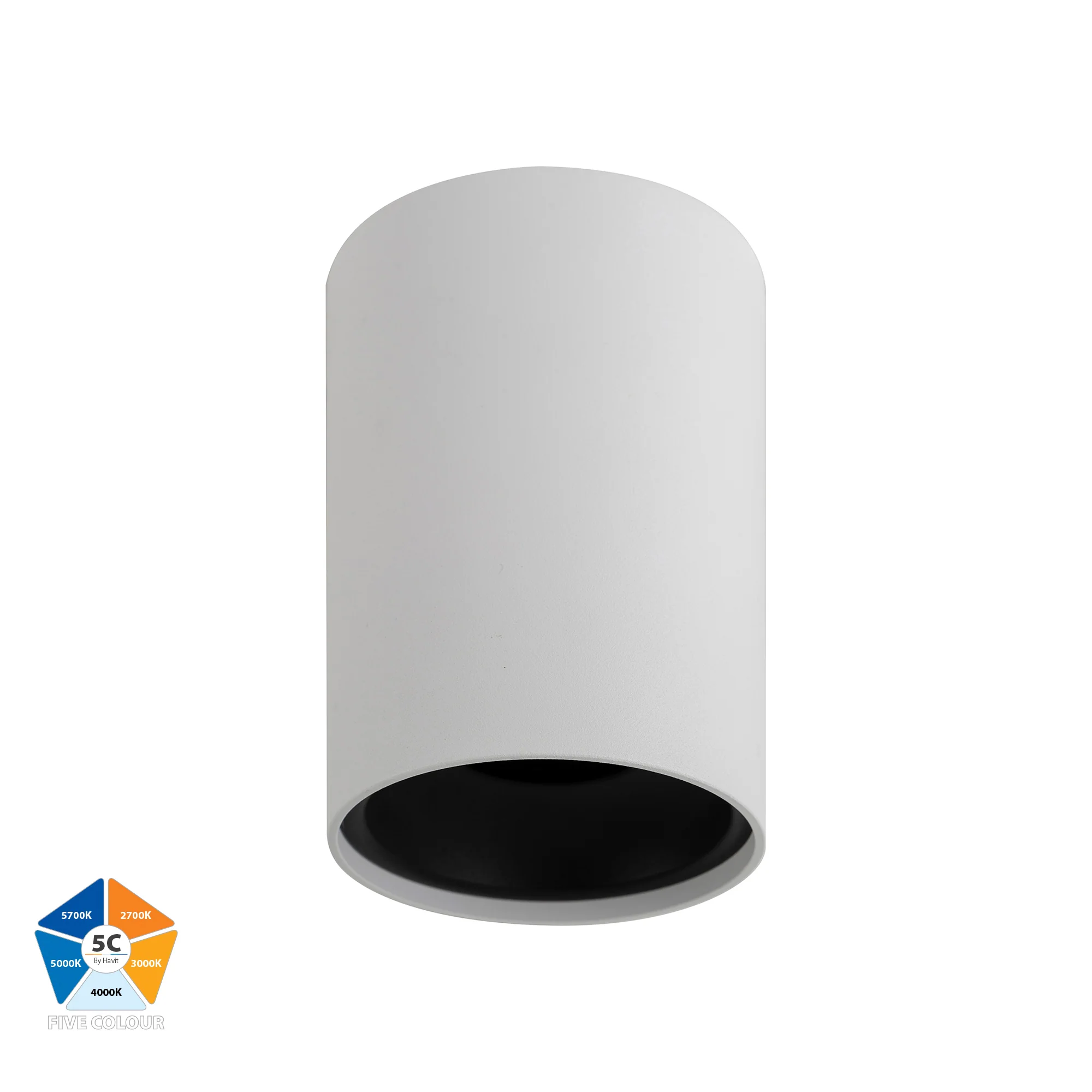 HV5842-BR - Black Inner Ring to Suit HV5842 12w Surface Mounted LED Downlight - Image 2