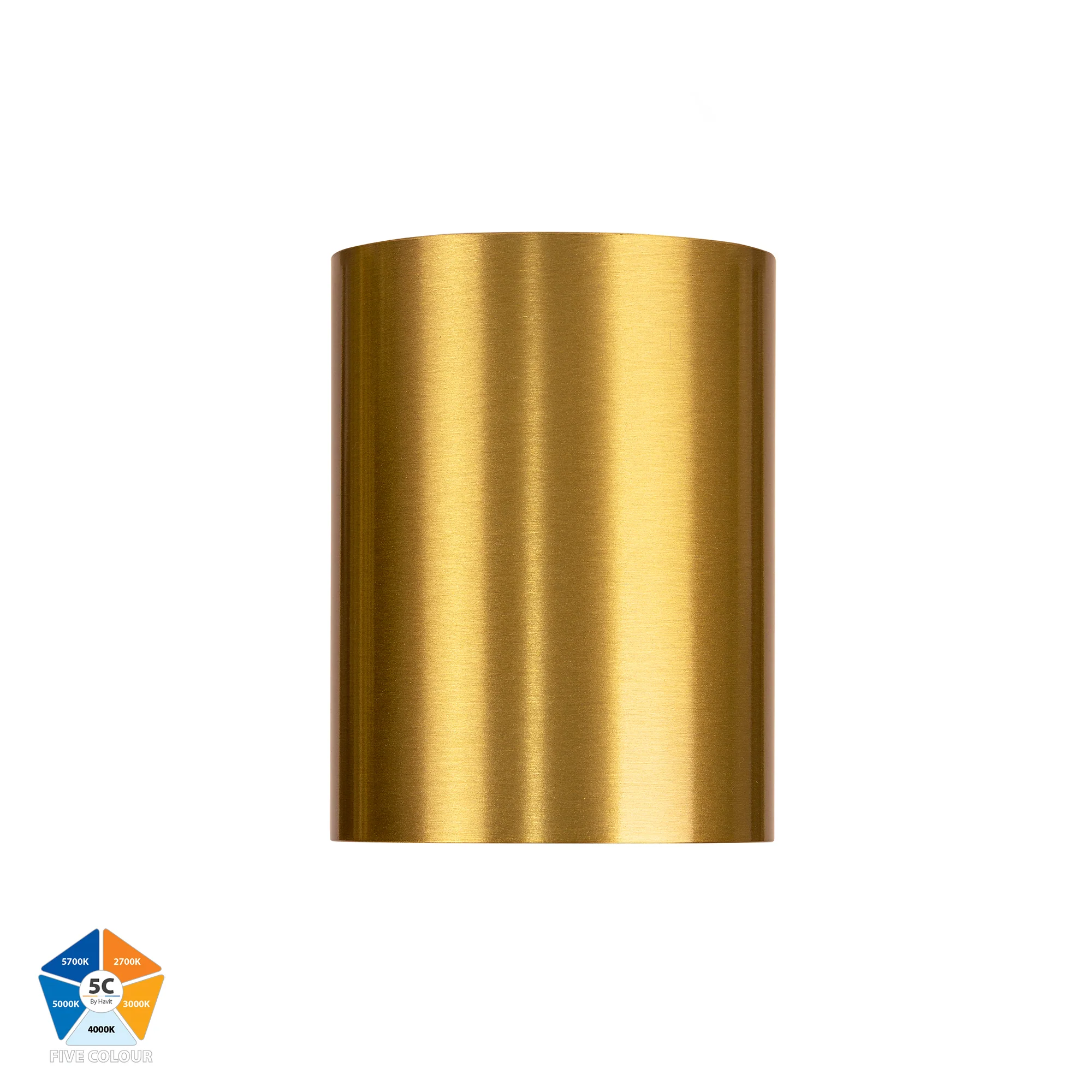 HV5842S-BR | HV5842S-BR-12V - Nella Brass 12w Surface Mounted LED Downlight - Image 3