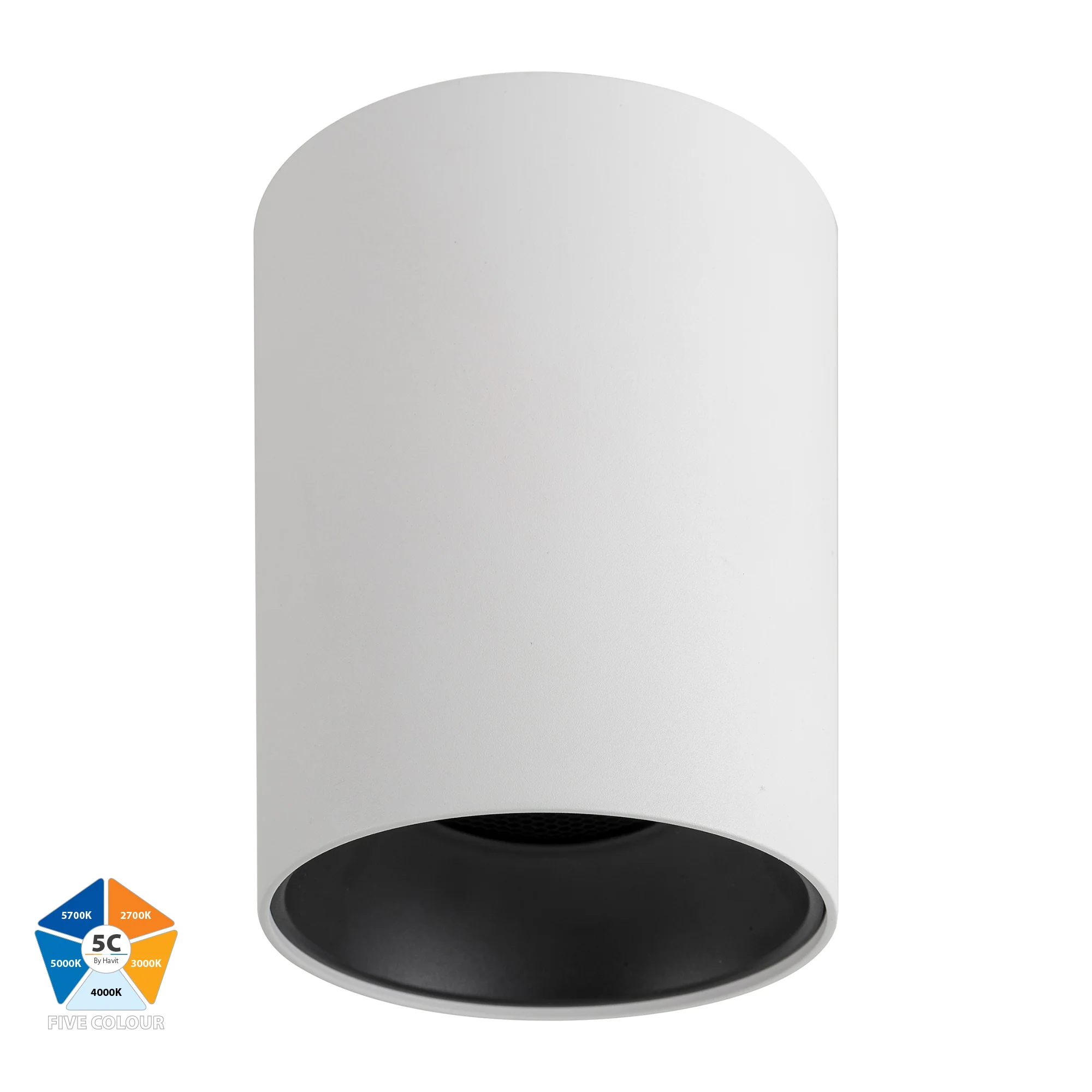 HV5844-BR - Black Inner Ring to Suit HV5844 24w Surface Mounted LED Downlight - Image 2