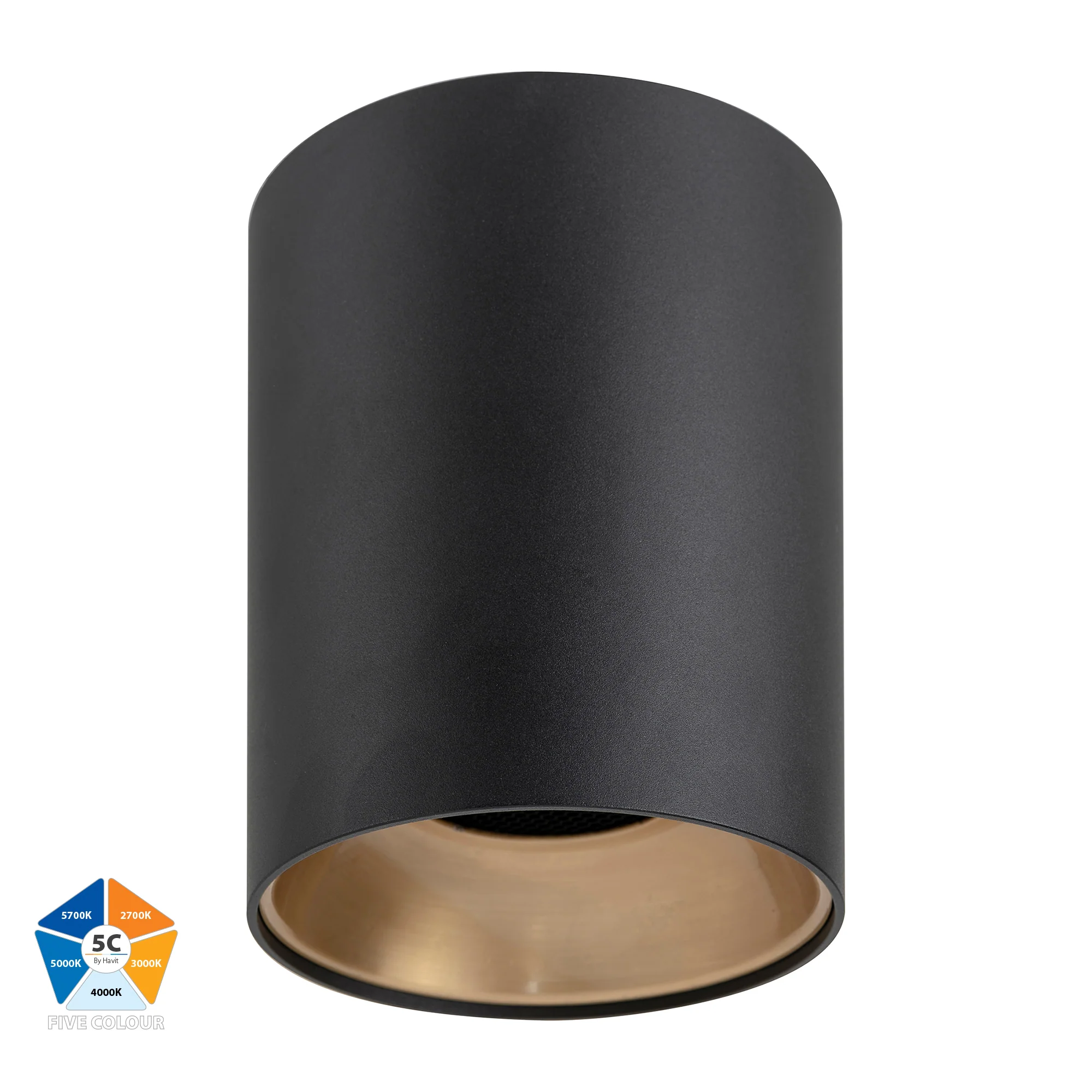 HV5844-GR - Gold Inner Ring to Suit HV5844 24w Surface Mounted LED Downlight - Image 2