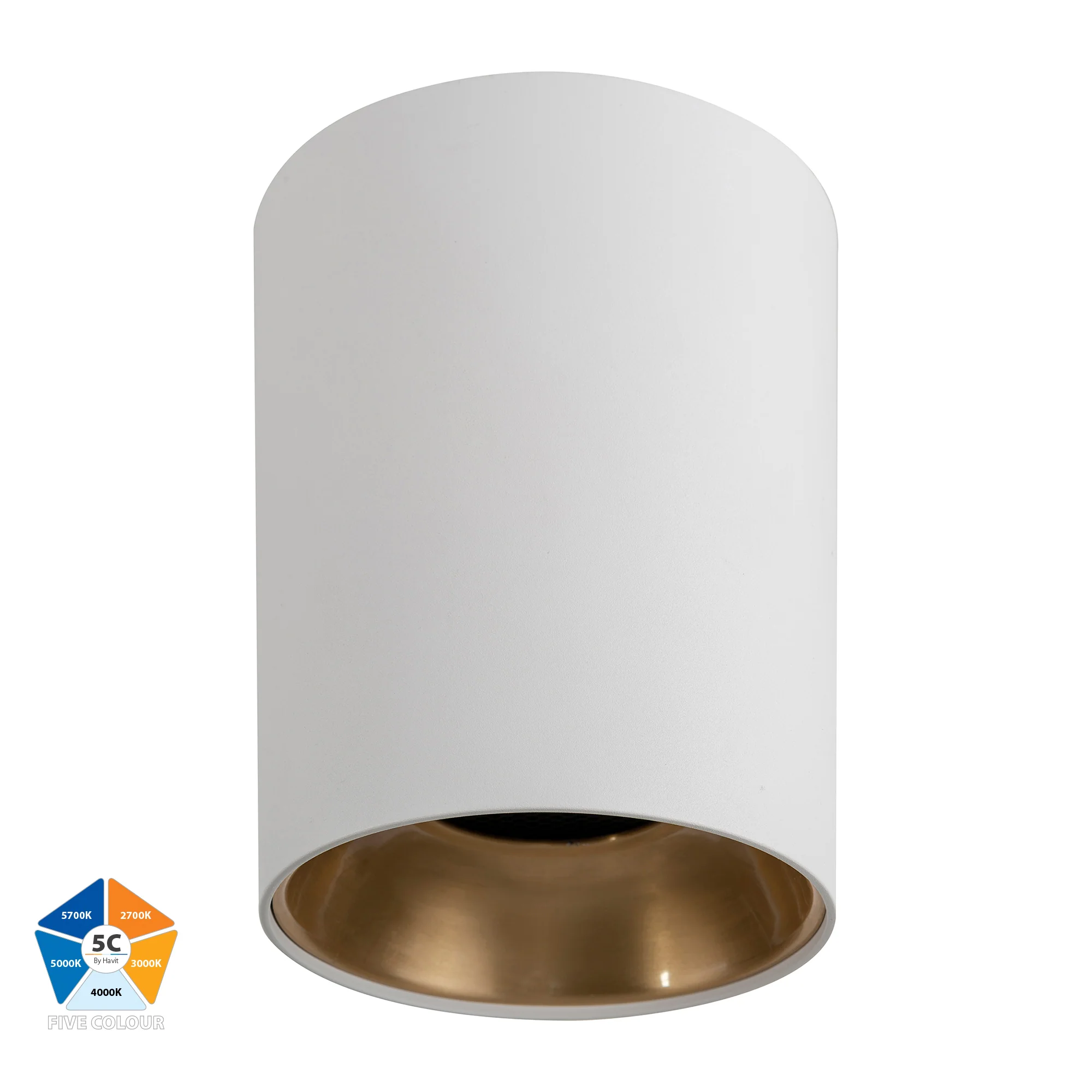 HV5844-GR - Gold Inner Ring to Suit HV5844 24w Surface Mounted LED Downlight - Image 3