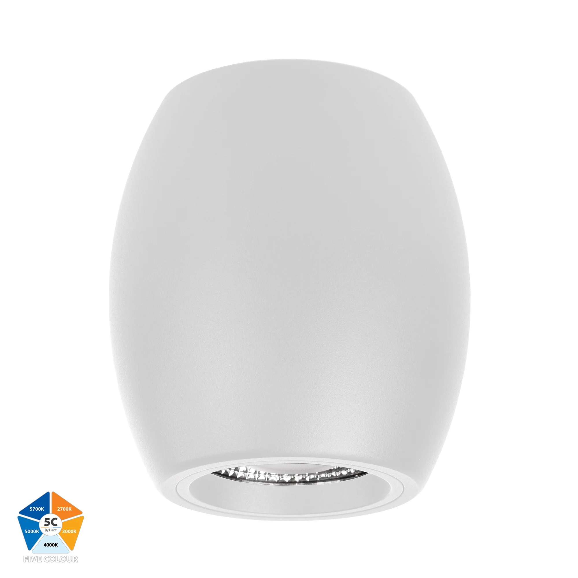 HV5849S-WHT - Nella White 12w Surface Mounted LED Downlight