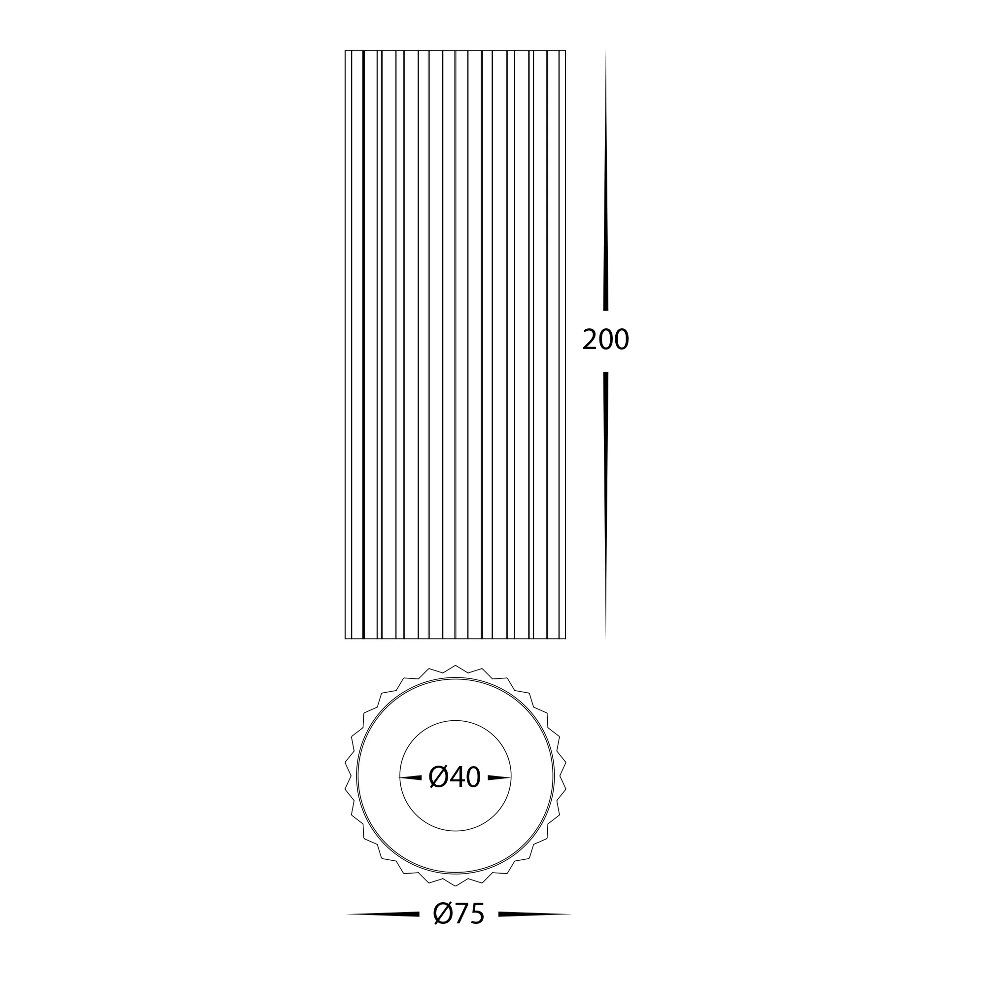 HV5851S-BLK-EXT | HV5851S-BLK-EXT-12V  - Nella White 7w Surface Mounted LED Downlight - Image 2