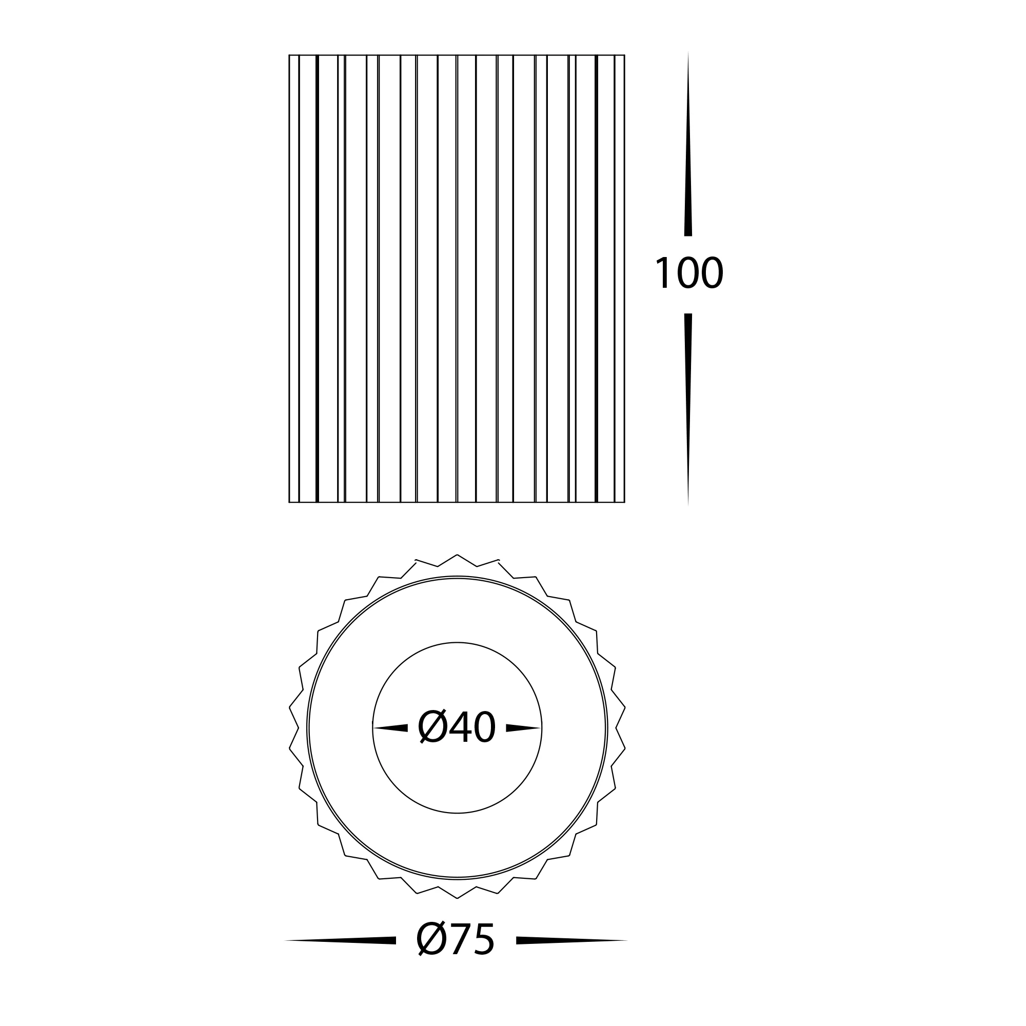 HV5851S-BLK | HV5851S-BLK-12V  - Nella White 7w Surface Mounted LED Downlight - Image 2
