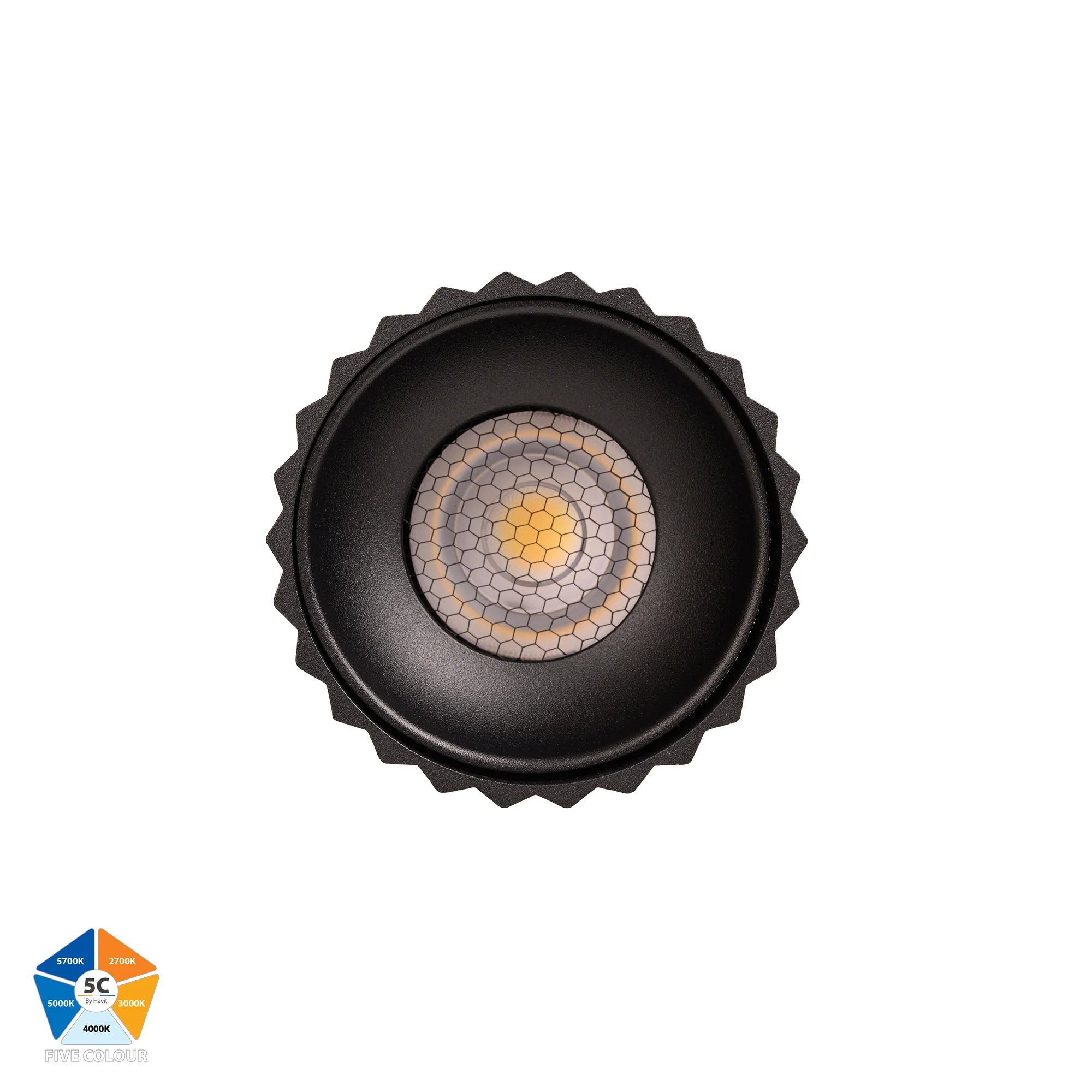HV5851S-BLK | HV5851S-BLK-12V  - Nella White 7w Surface Mounted LED Downlight - Image 3
