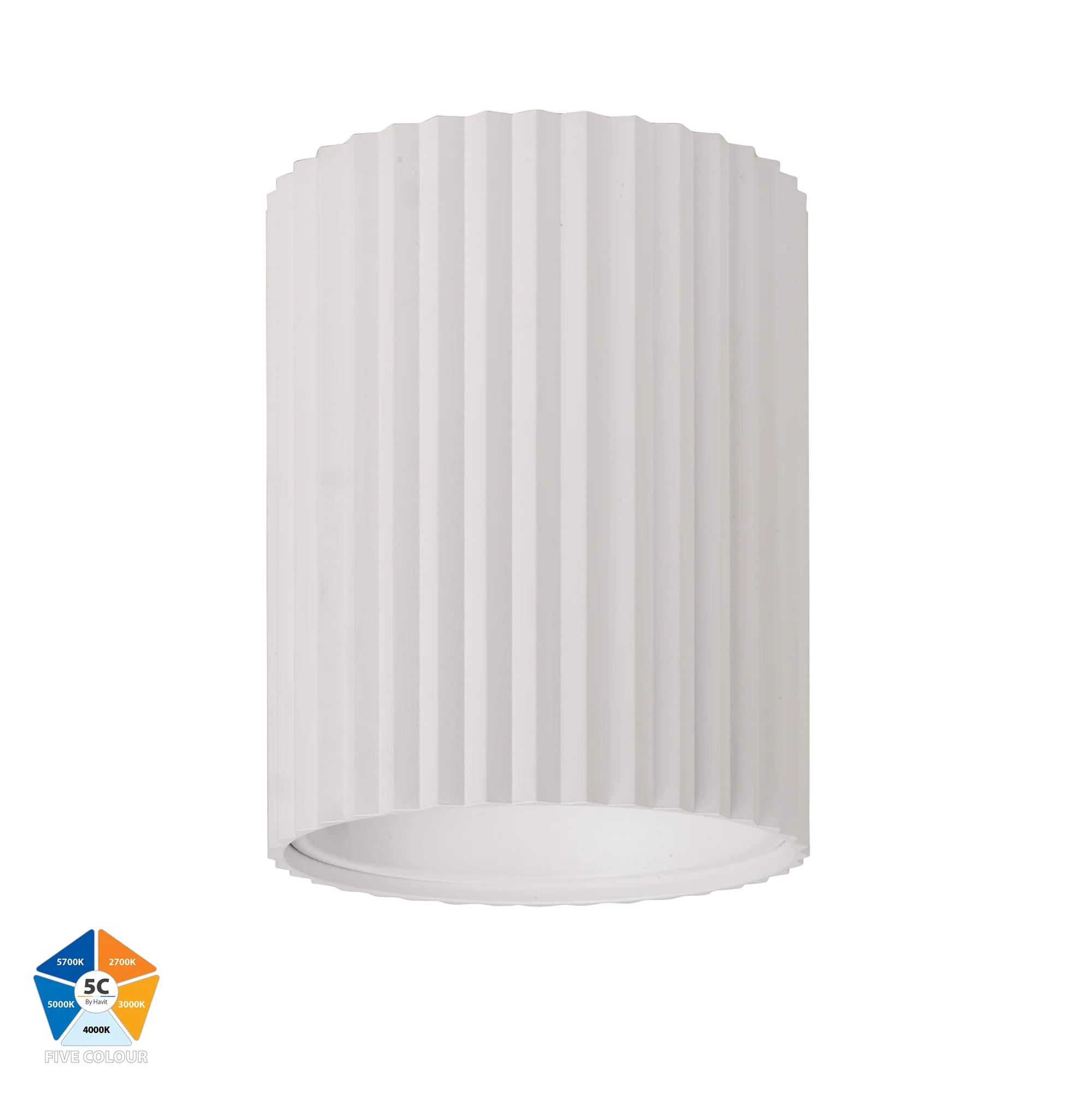 HV5853S-WHT | HV5853S-WHT-12V  - Nella White 18w Surface Mounted LED Downlight
