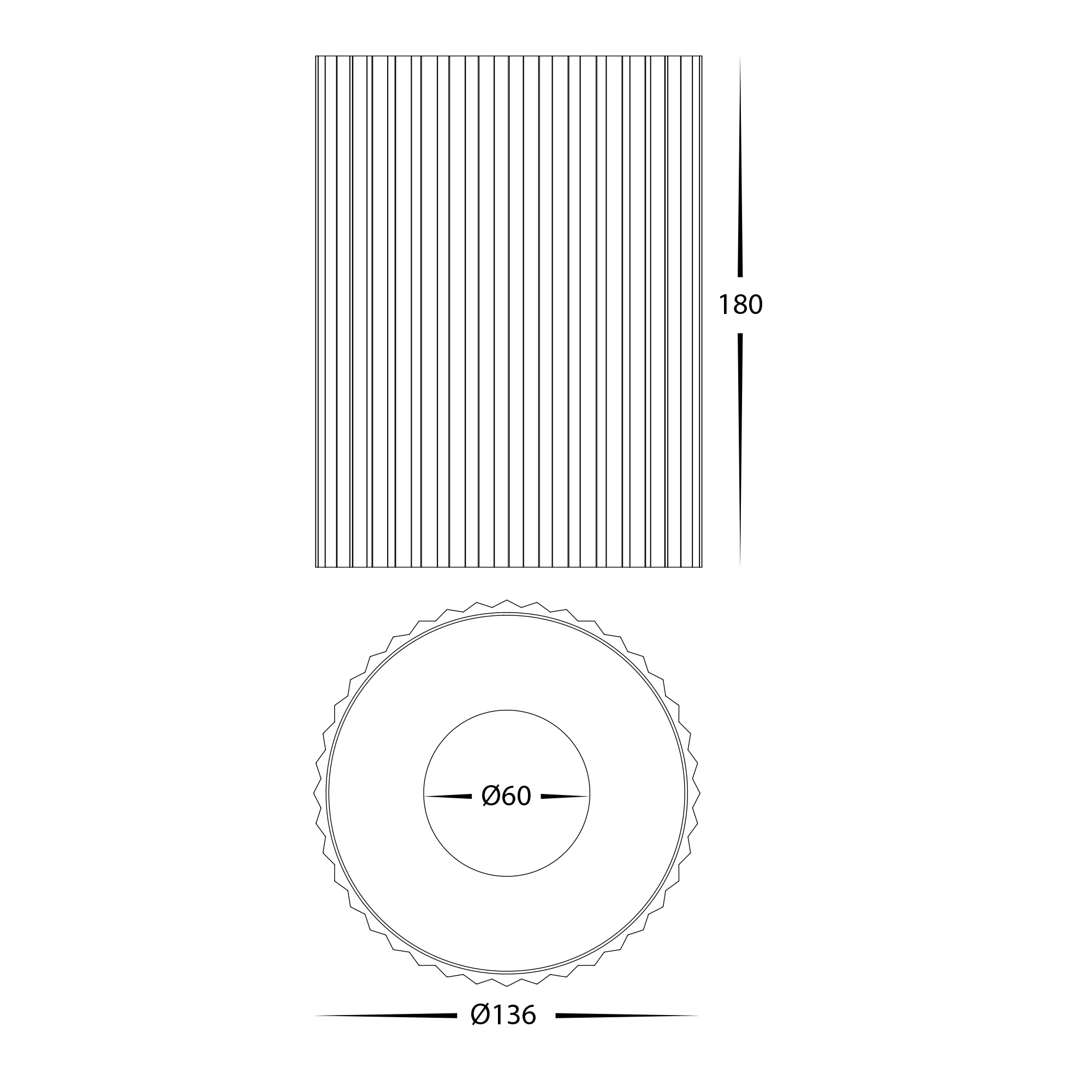 HV5854S-BLK | HV5854S-BLK-12V  - Nella Black 24w Surface Mounted LED Downlight - Image 2