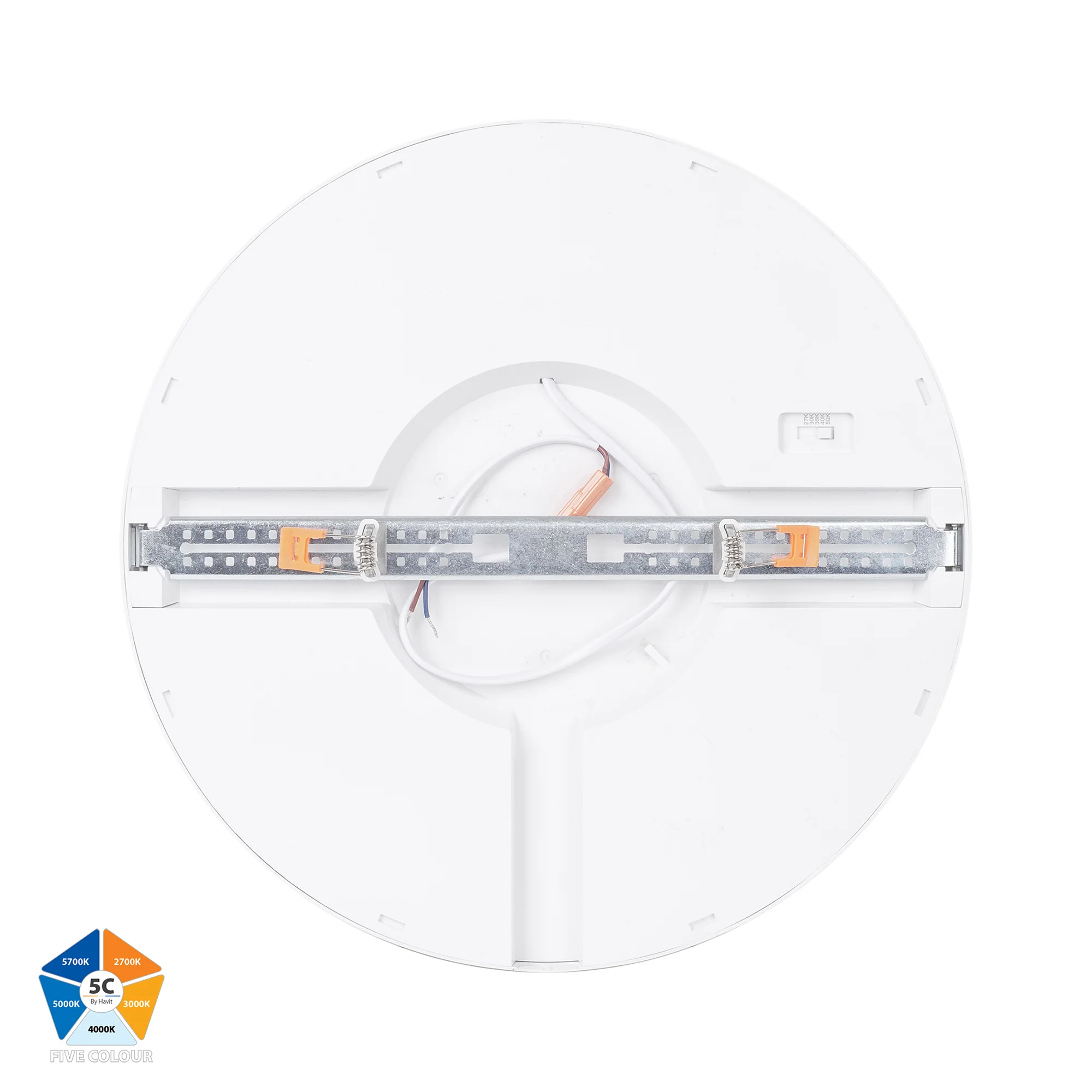 HV5865S-WHT - Auster White 36w LED Ceiling Mounted Oyster Light - Image 4