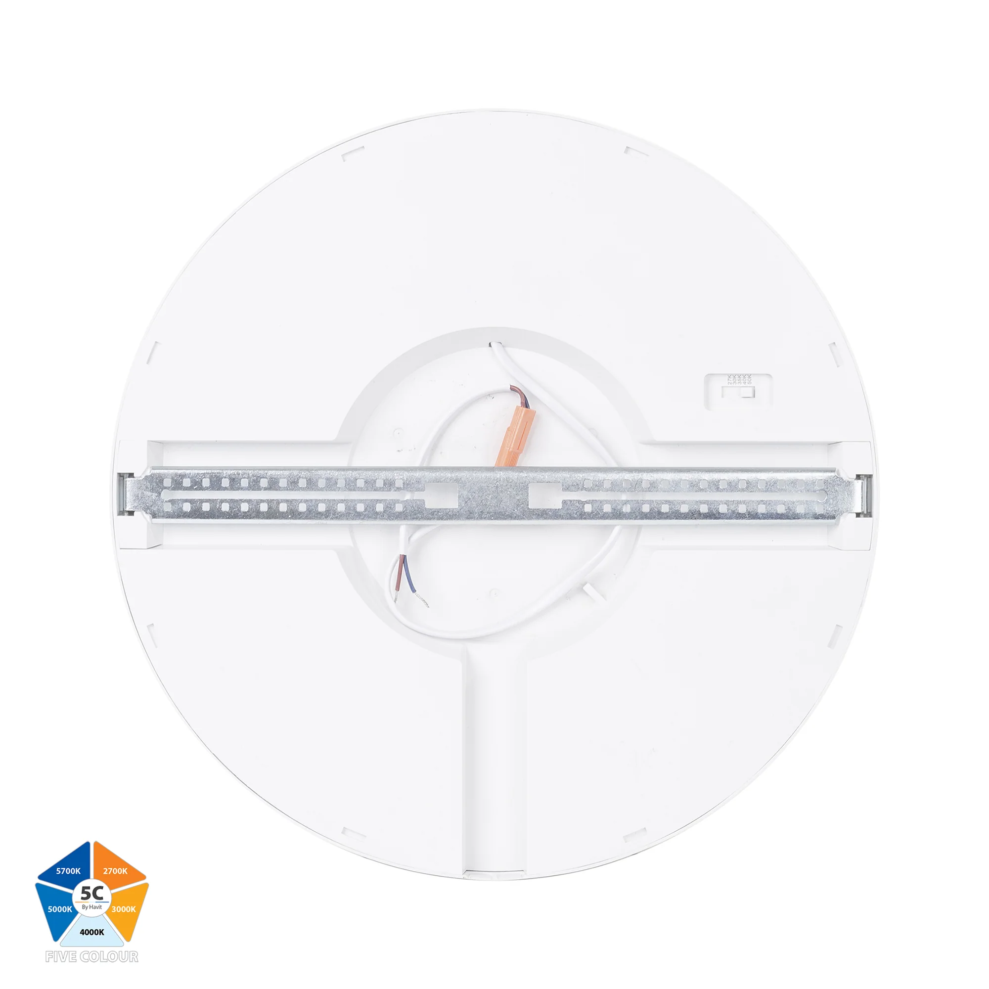 HV5865S-WHT - Auster White 36w LED Ceiling Mounted Oyster Light - Image 5
