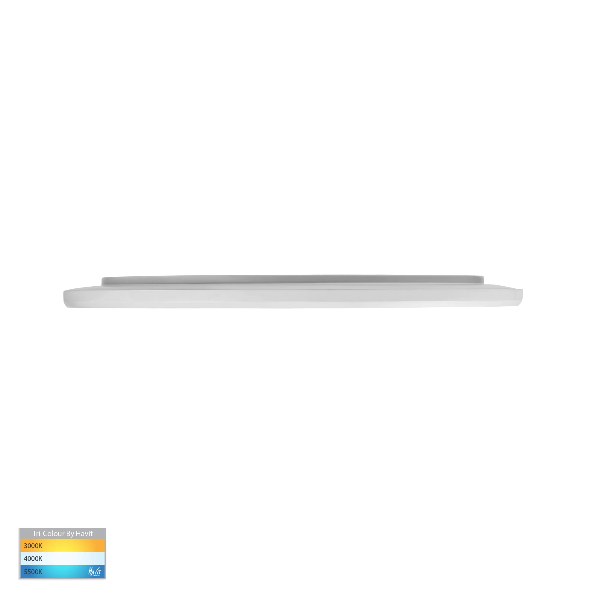 HV5878T-WHT - Slim White 30w LED Ceiling Mounted Oyster Light - Image 4
