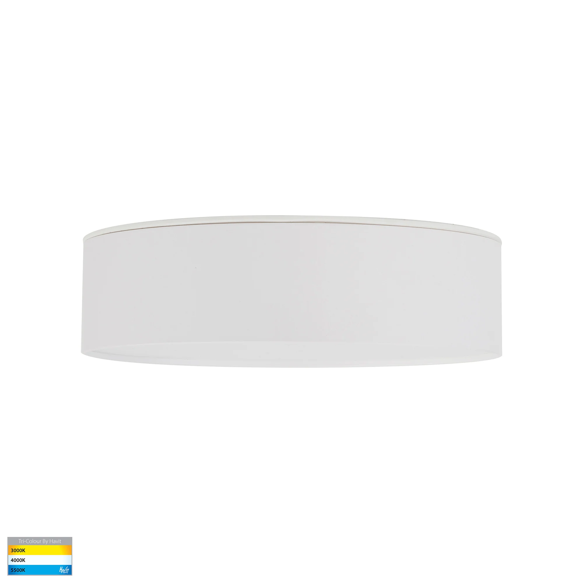 HV5892T-WHT - Nella White 20w Ceiling Mounted LED Oyster - Image 4
