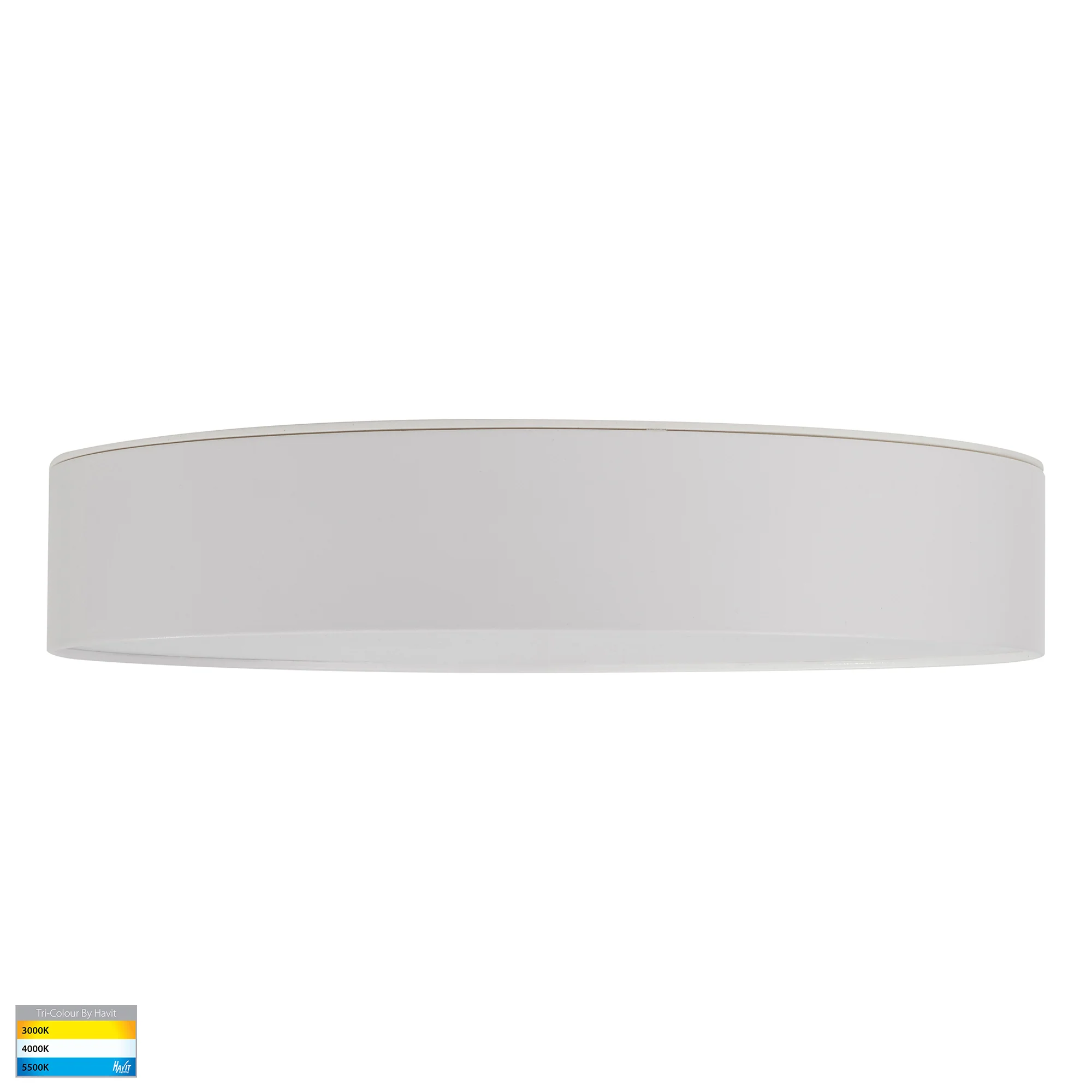 HV5893T-WHT - Nella White 30w Ceiling Mounted LED Oyster - Image 4