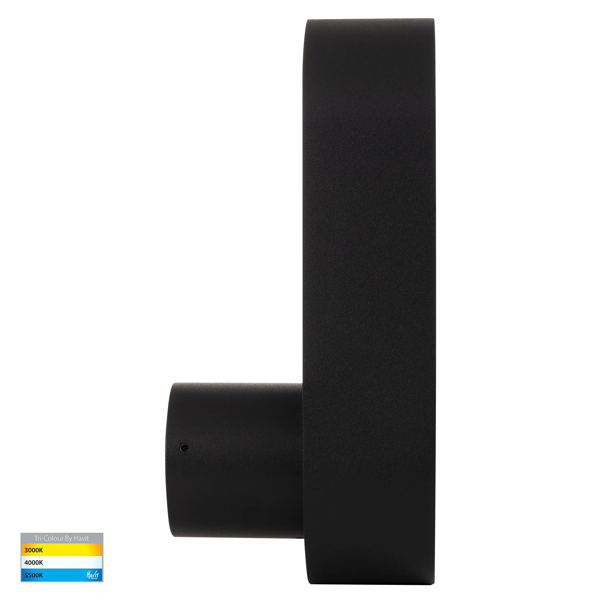 HV8080T-BLK - Ovale Black Wall Light - Image 4