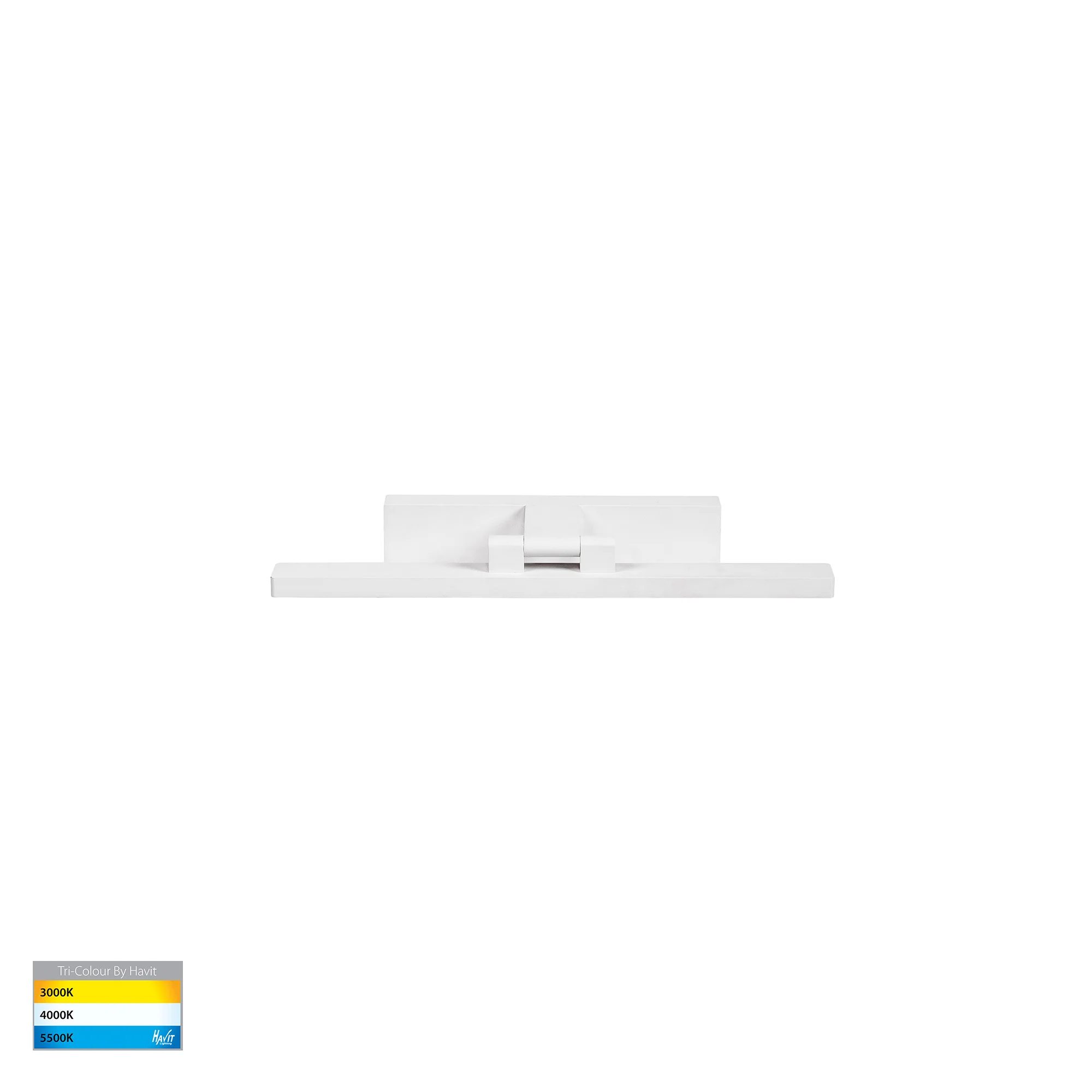 HV8101T-WHT - Vanita White 400mm Adjustable Wall Light - Image 2
