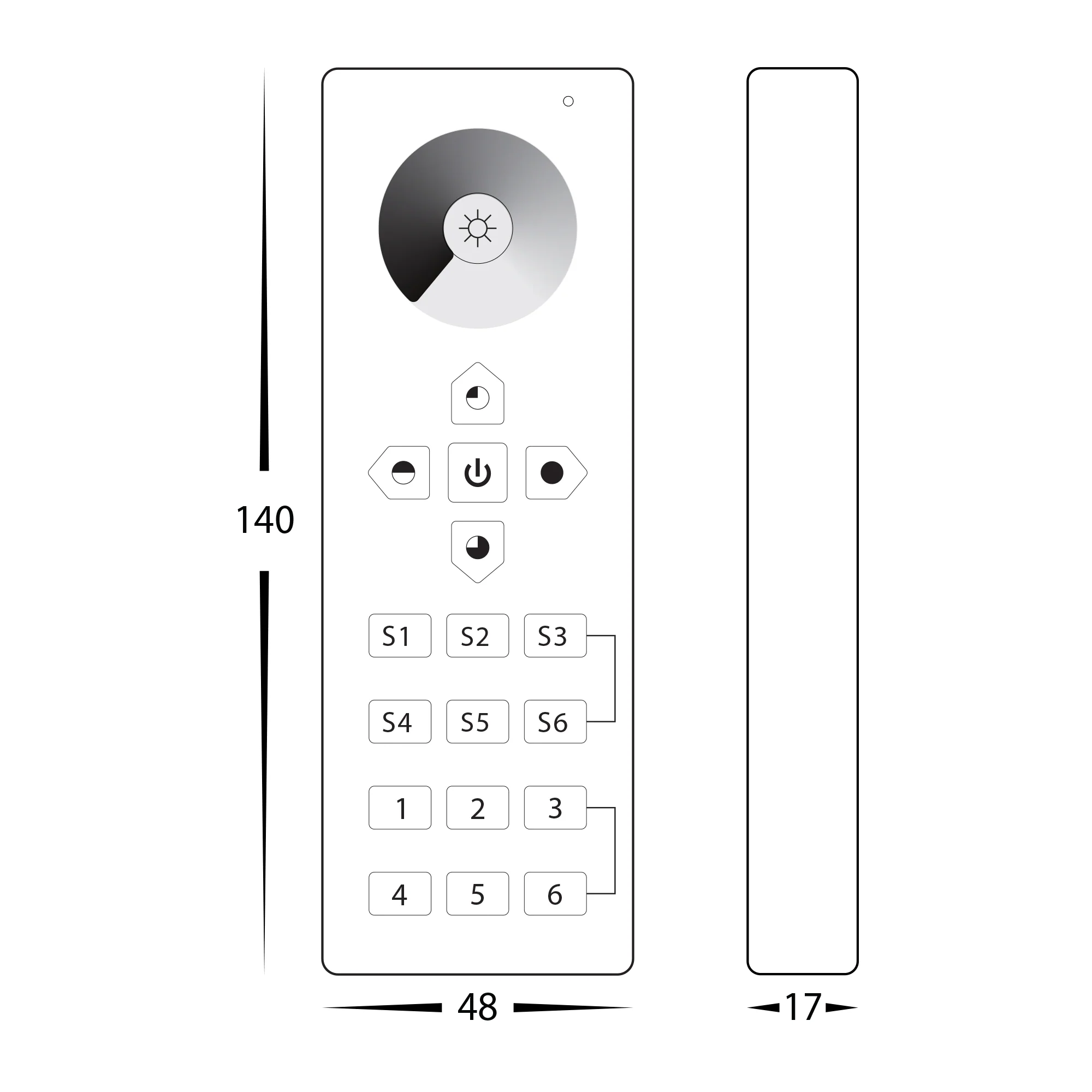 HV9102-2819DIM - Single Colour 6 Zone LED Strip Controller - Image 2