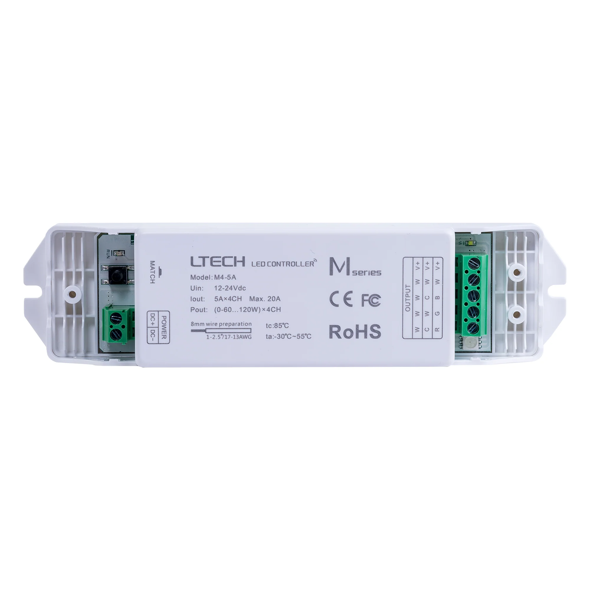 HV9102-M1+M4-5A - Single Colour LED Strip Remote Controller - Image 9