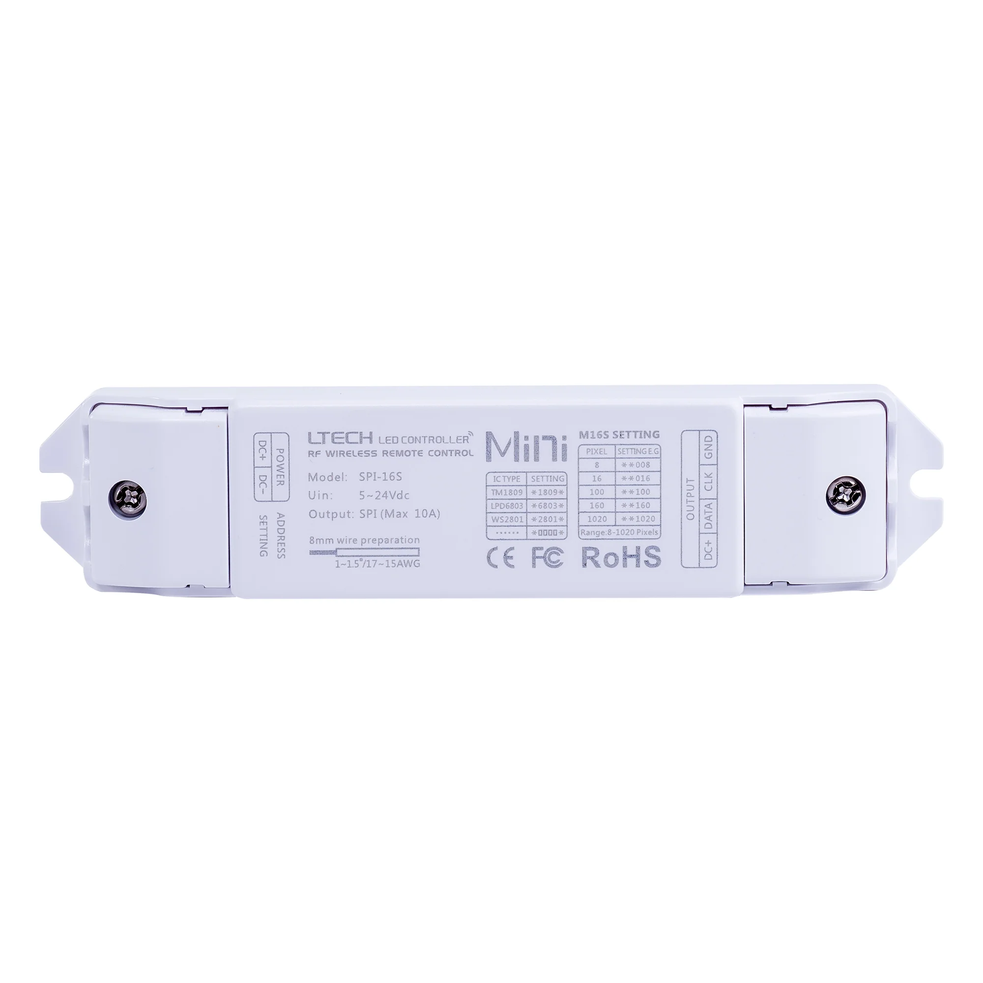 HV9102-SPI-16S+M16S - Chasing RGB Multi-Function Remote+Receiver - Image 6